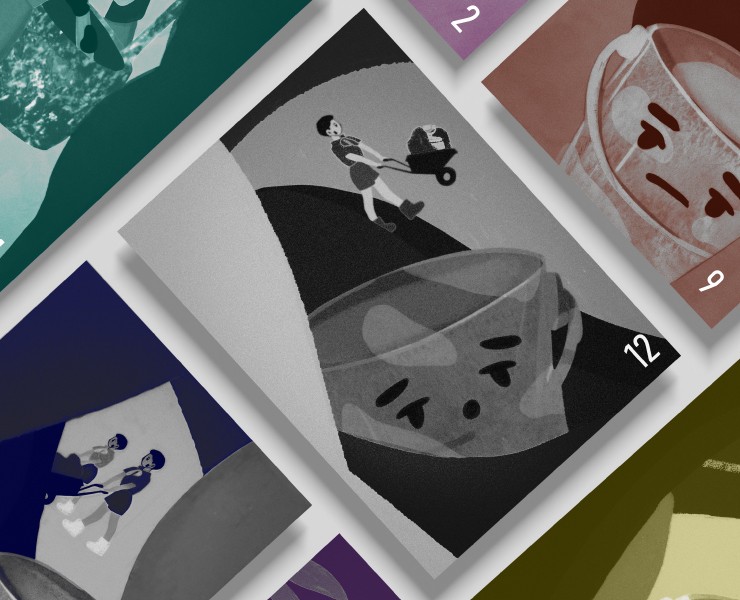 Серия иллюстраций-карточек для совместного чтения с детьми — Иллюстрация, Графика на Dprofile