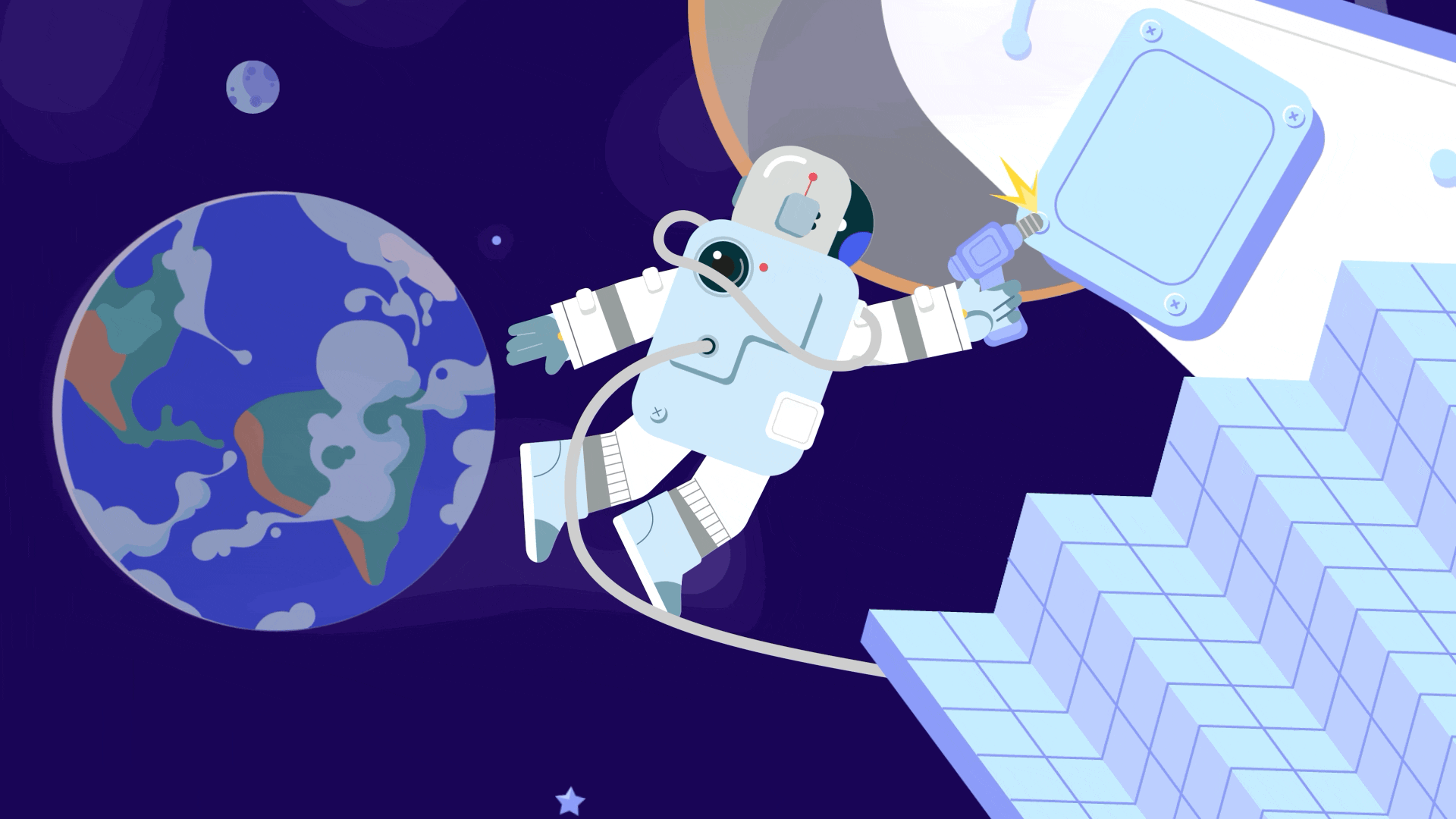 Кибербезопасность в космосе: анимационный ликбез — Изображение №16 — Иллюстрация, Анимация на Dprofile