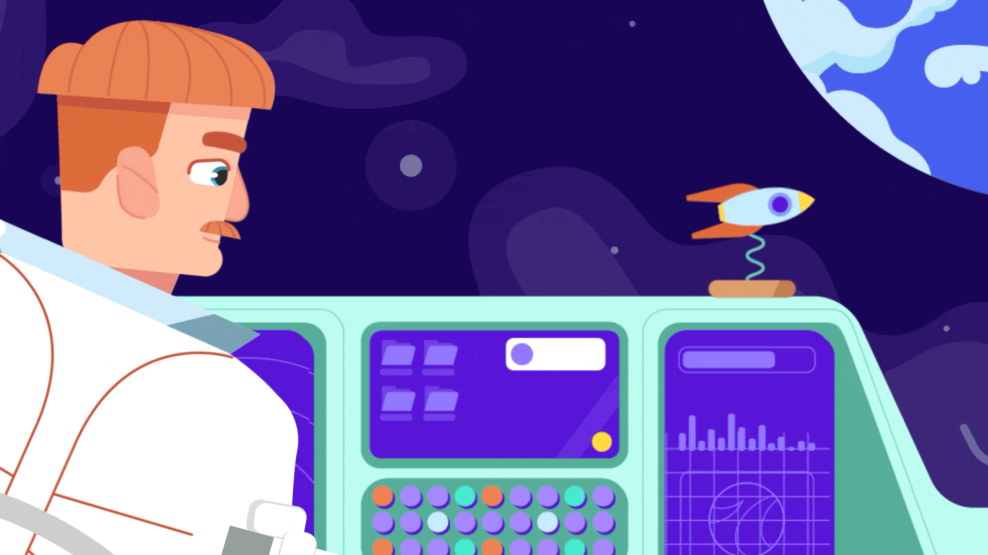 Кибербезопасность в космосе: анимационный ликбез — Изображение №13 — Иллюстрация, Анимация на Dprofile