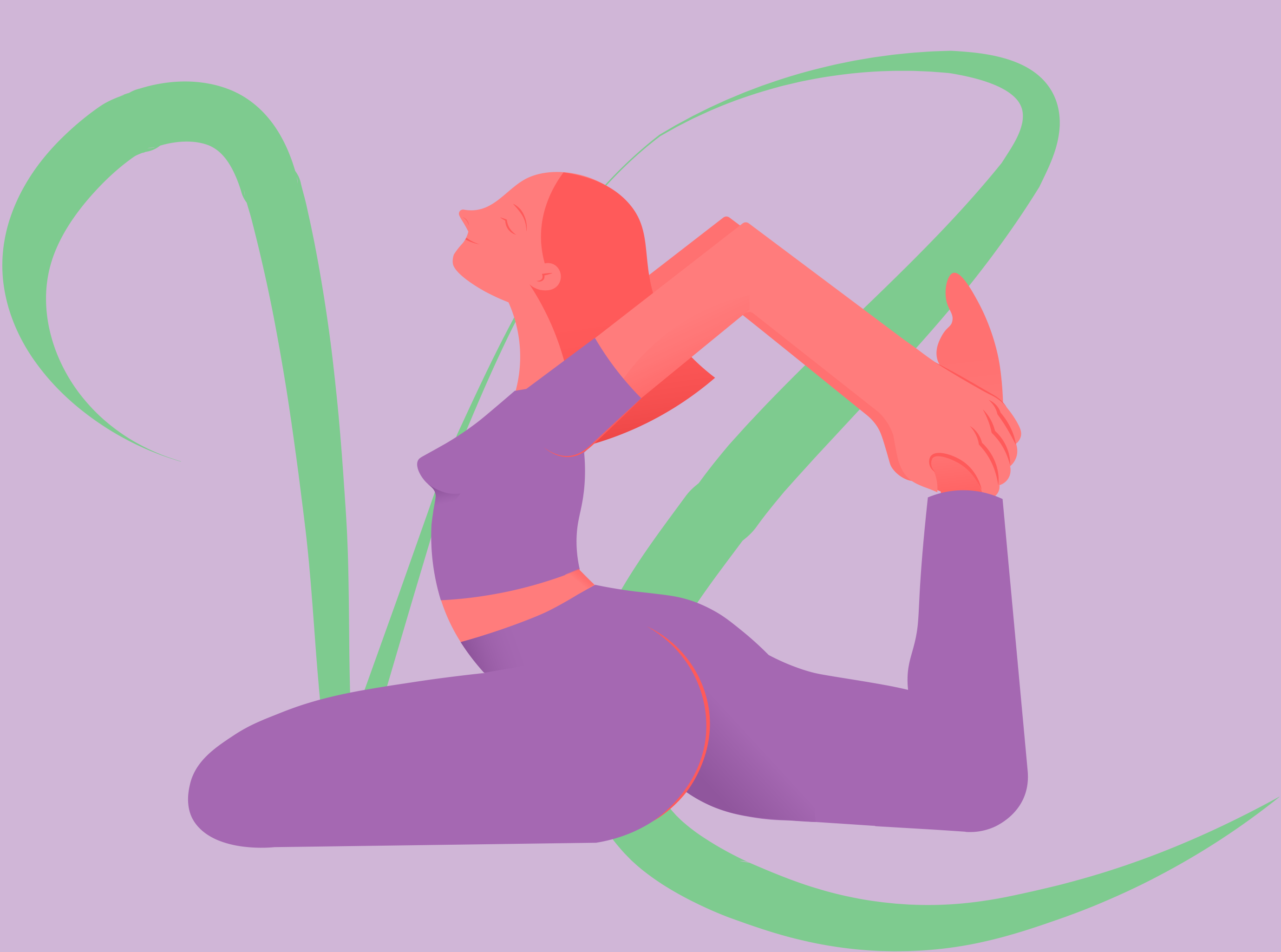 Yoga-иллюстрации — Изображение №2 — Иллюстрация на Dprofile