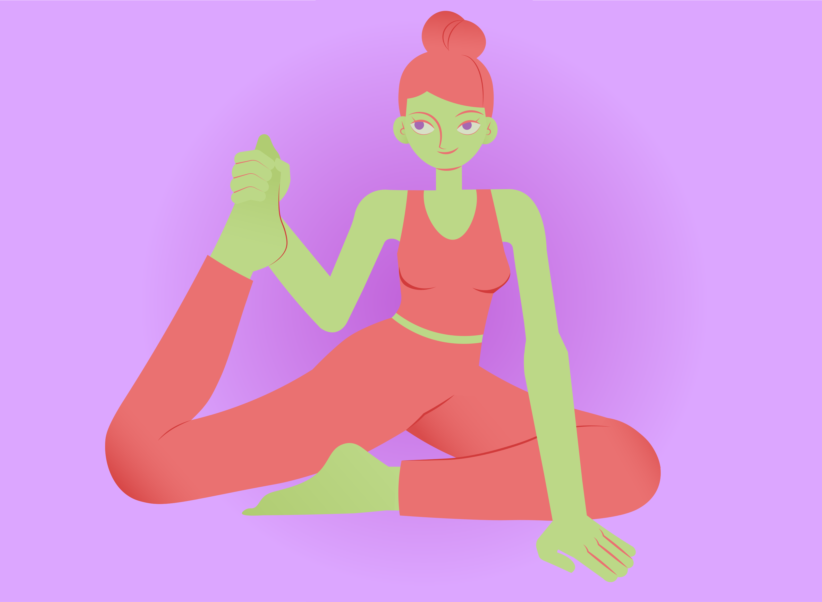 Yoga-иллюстрации — Изображение №4 — Иллюстрация на Dprofile