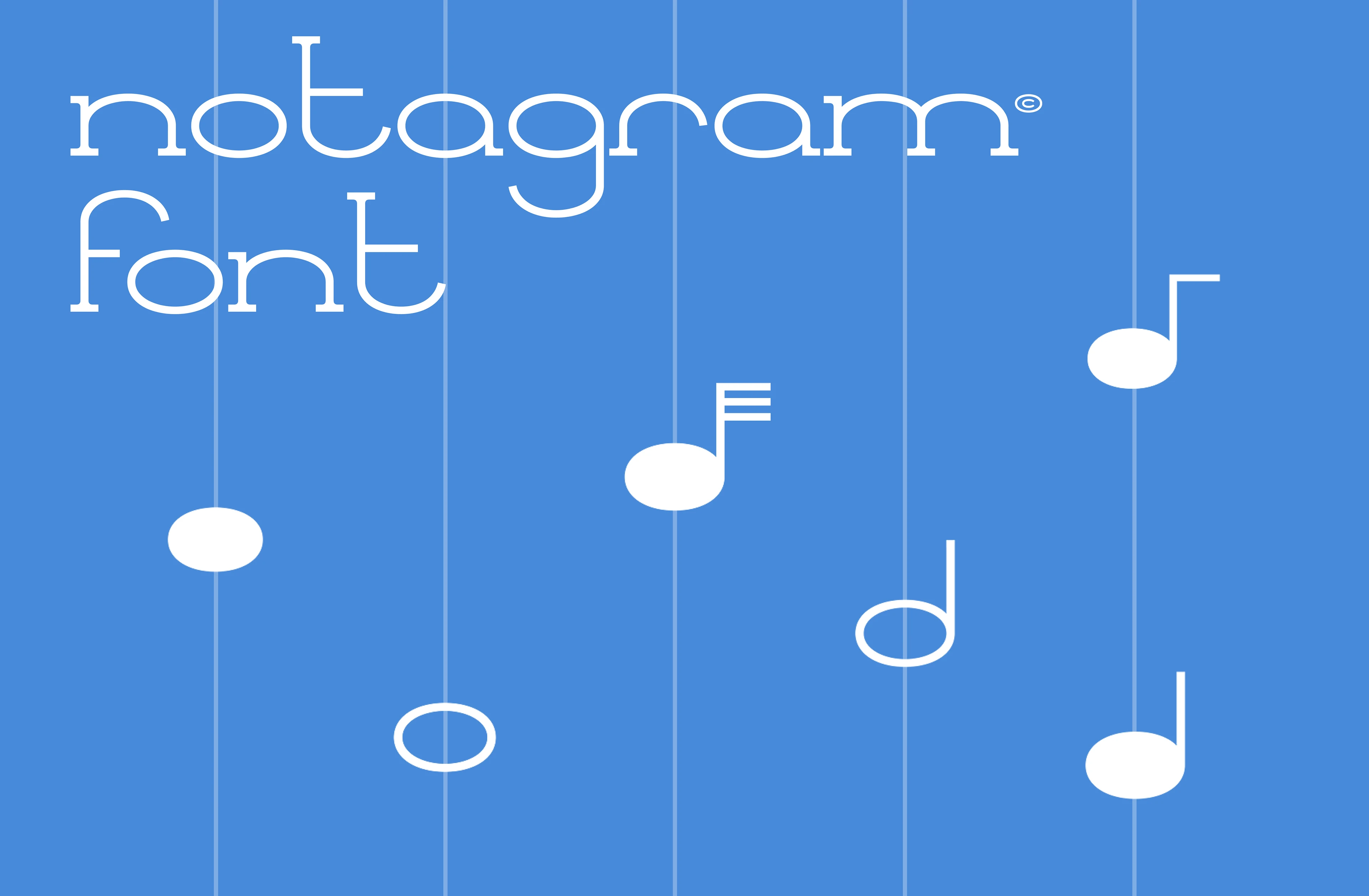 Notagram Font — Изображение №1 — Брендинг, Графика на Dprofile