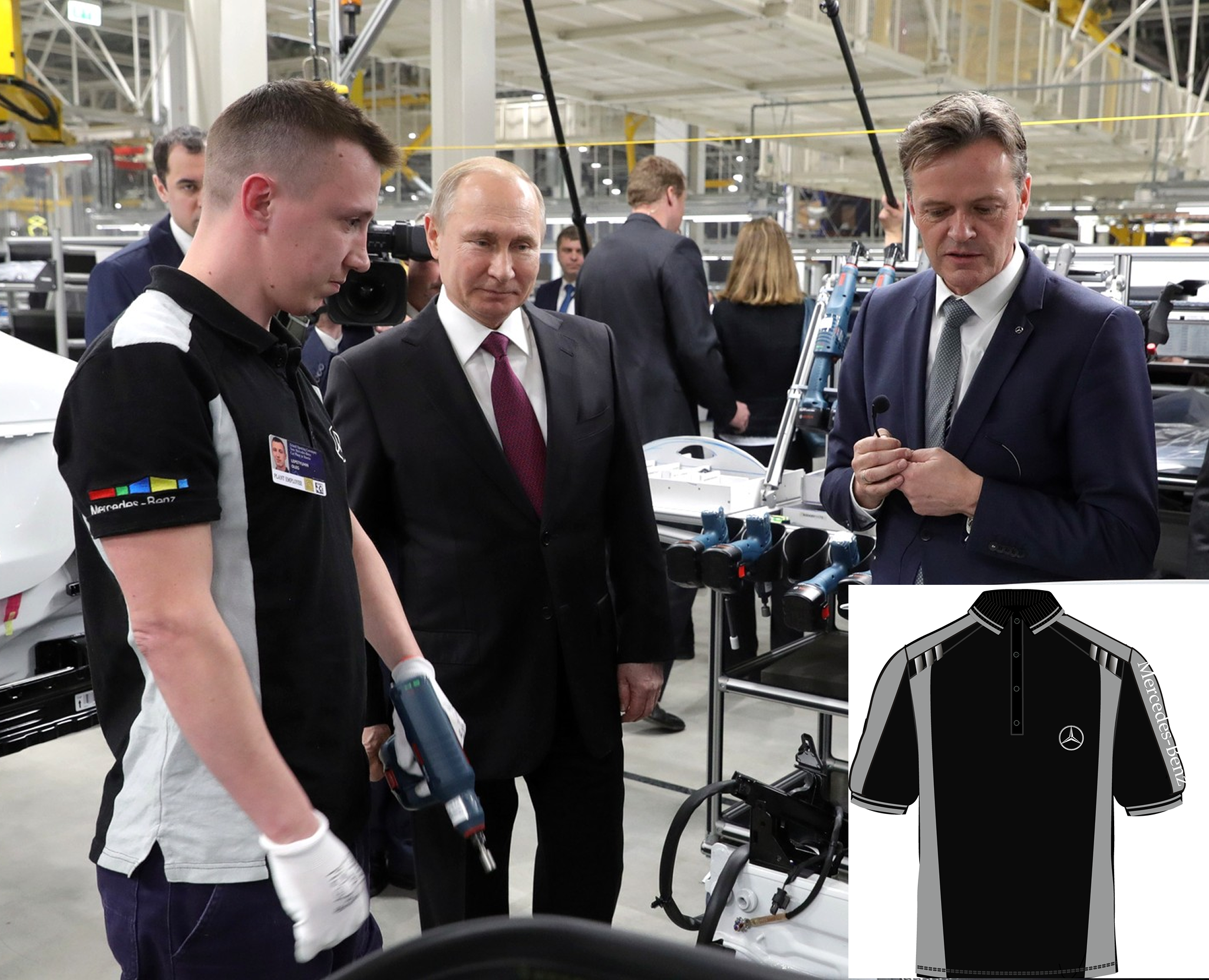 Разработка мерча для сотрудников Mercedes-Benz на Dprofile
