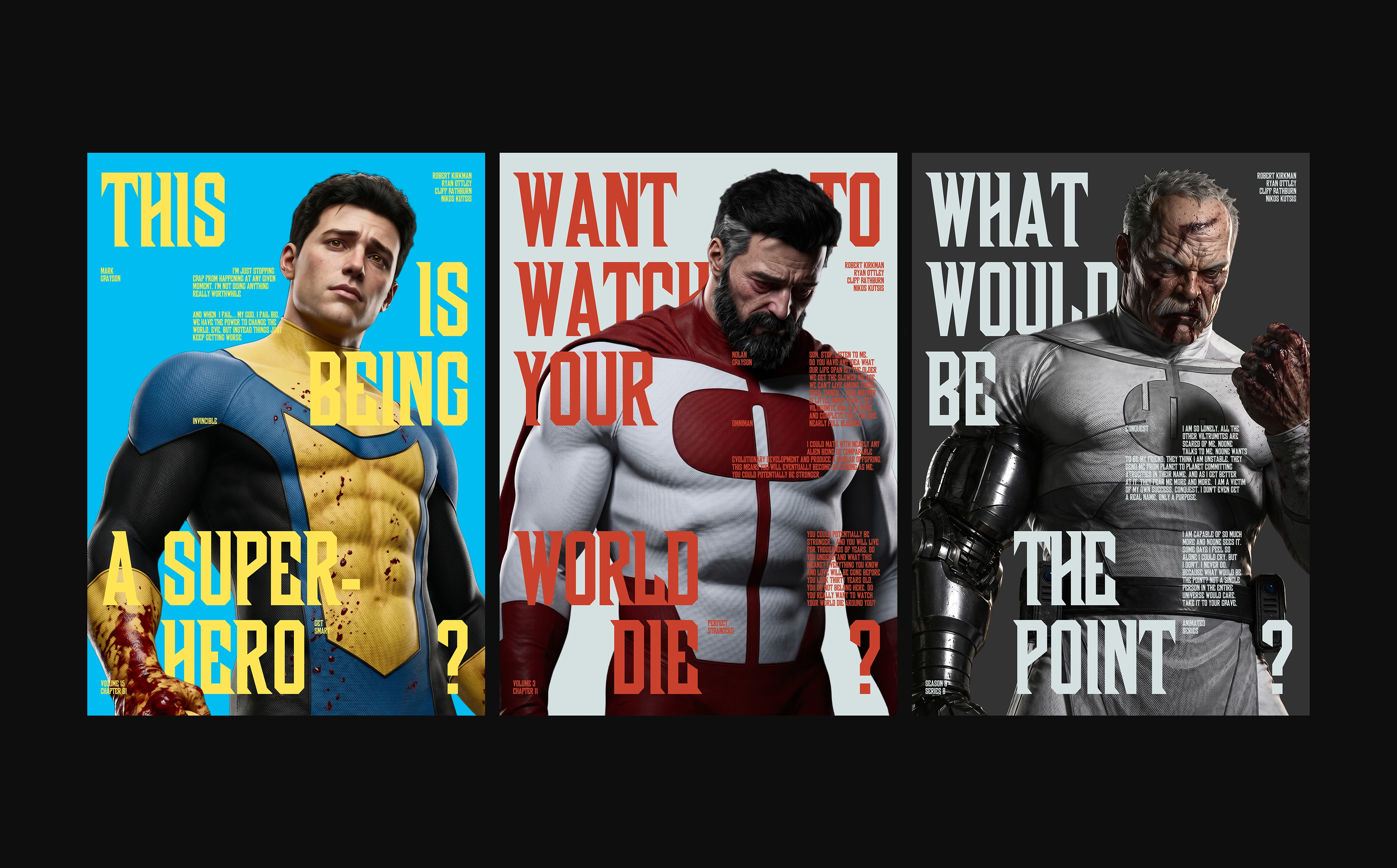 Posters | Invincible — Изображение №3 — Графика, Нейро на Dprofile