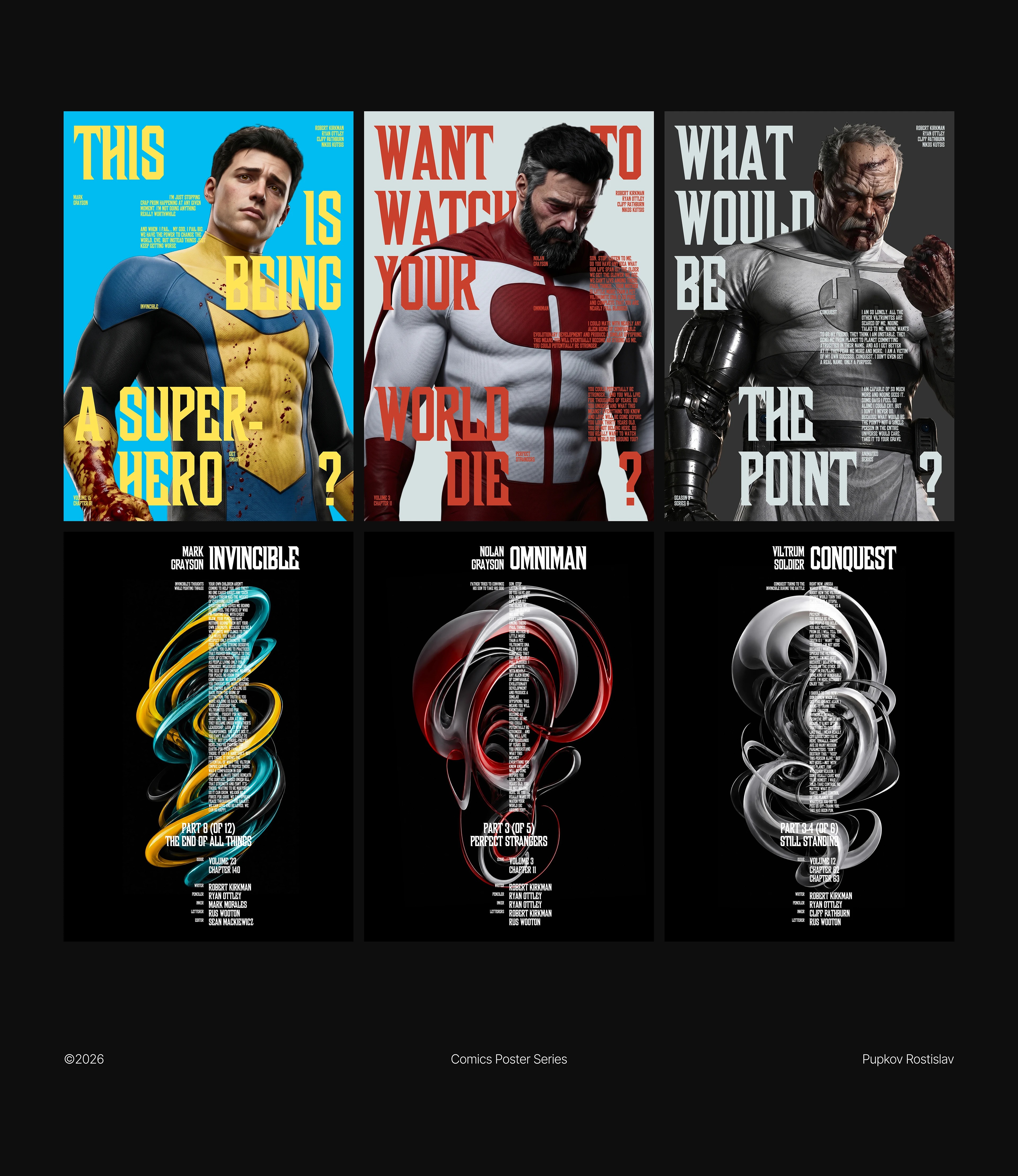 Posters | Invincible — Изображение №8 — Графика, Нейро на Dprofile
