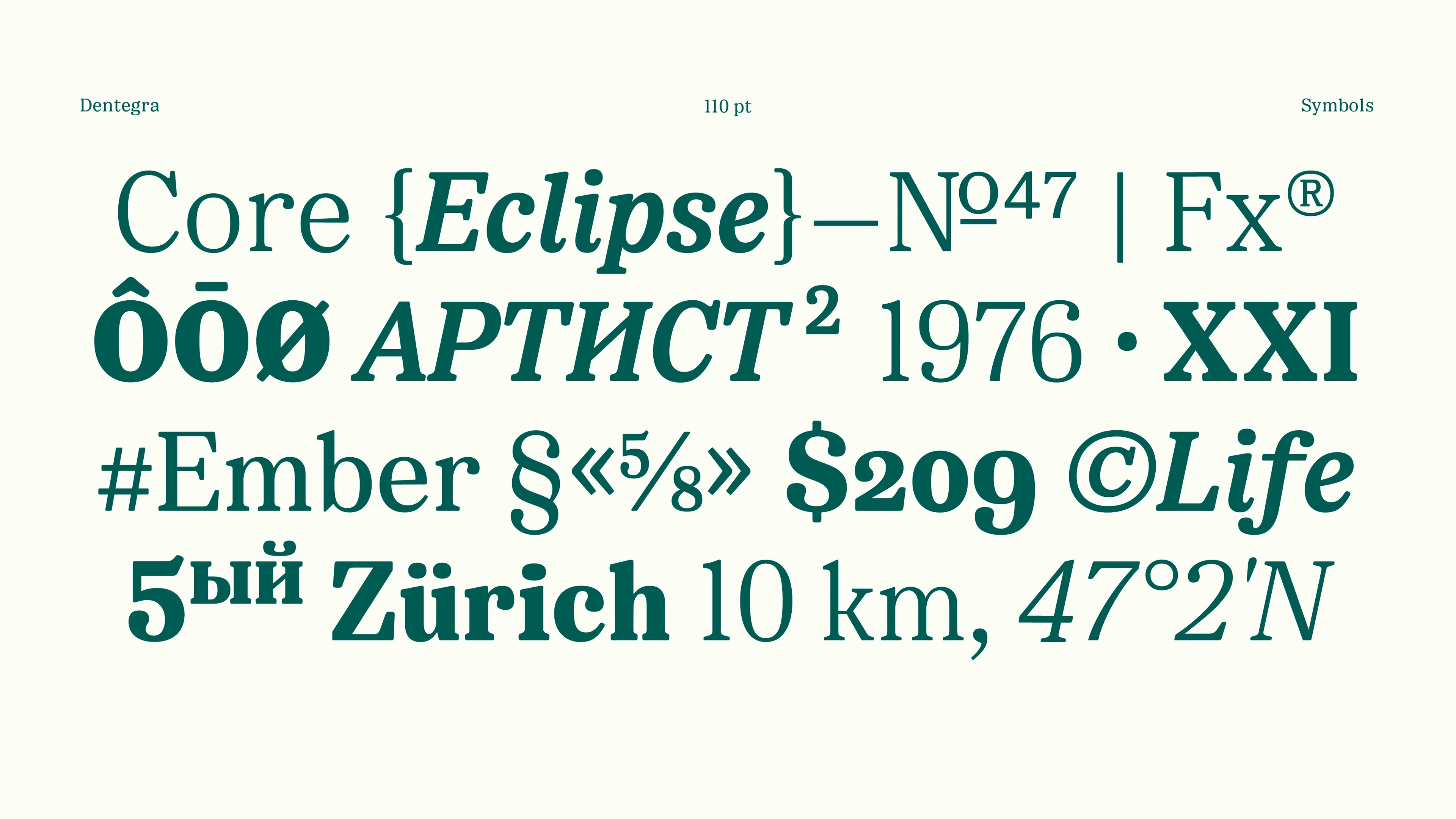 Dentegra Serif — Изображение №12 — Графика на Dprofile