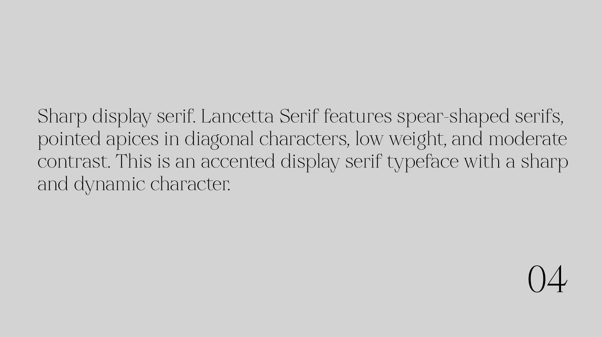 Lancetta Serif — Изображение №4 — Графика на Dprofile
