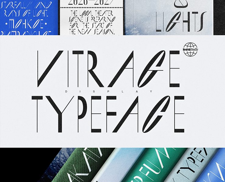 Шрифт Vitrage на Dprofile