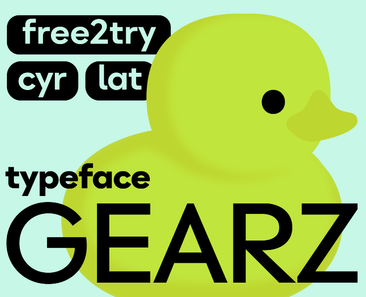 Gearz Typeface на Dprofile