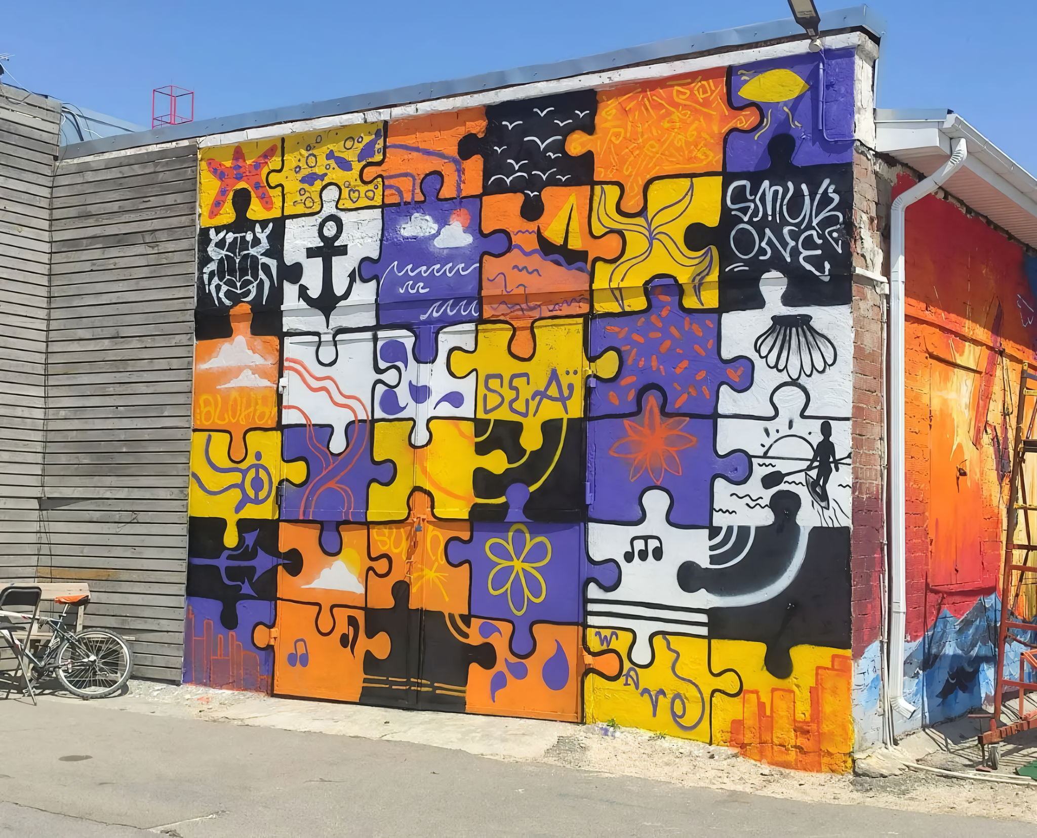 Мурал на заказ для отеля Aqualeto — Изображение №1 — Брендинг, Иллюстрация на Dprofile