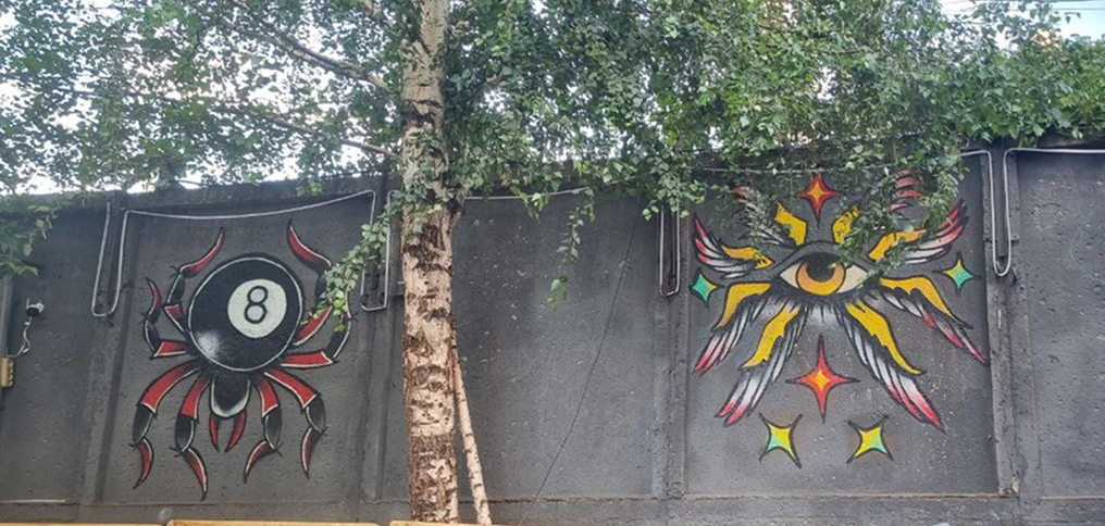 Оформление стен на заказ для байкерского клуба . — Изображение №4 — Брендинг, Иллюстрация на Dprofile