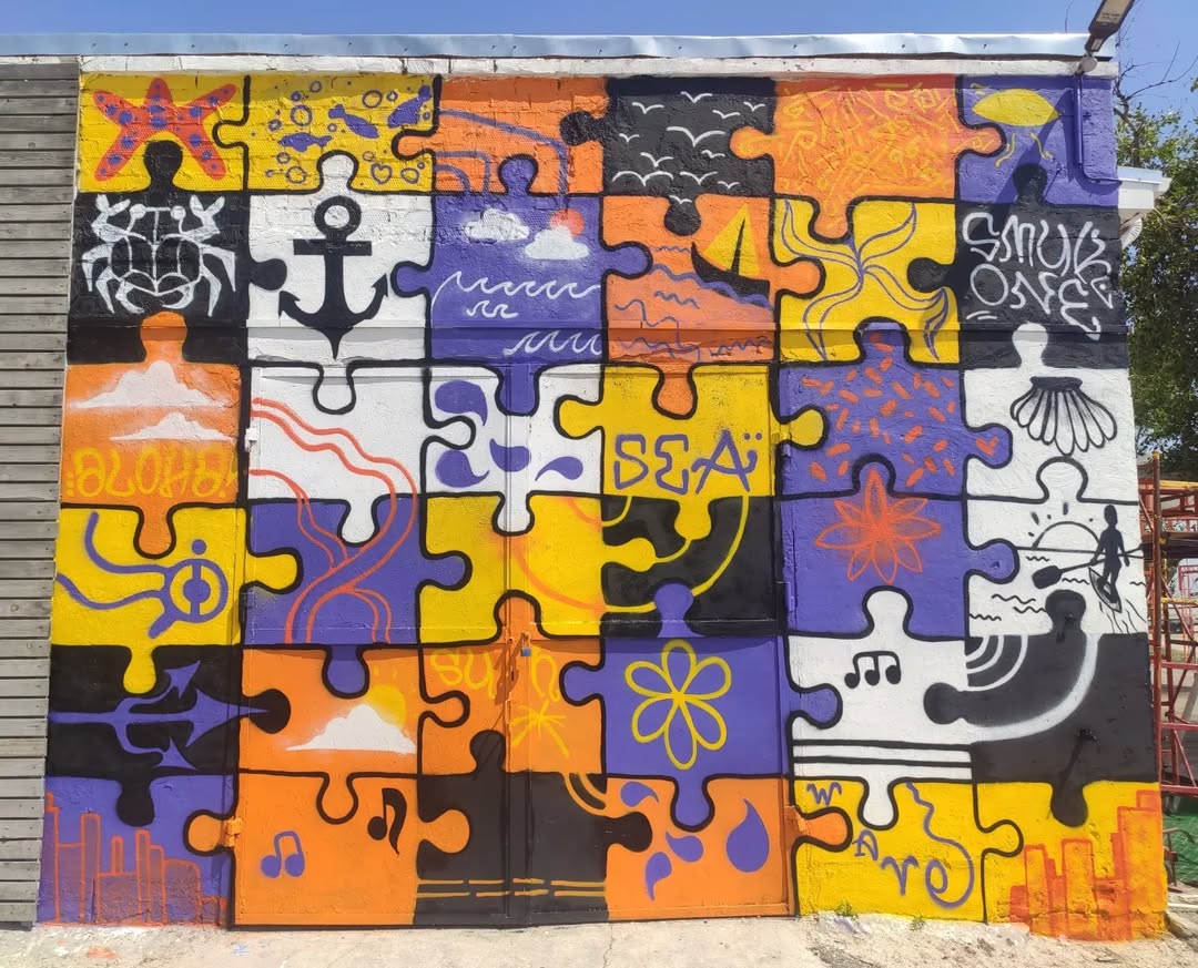 Мурал на заказ для отеля Aqualeto — Изображение №2 — Брендинг, Иллюстрация на Dprofile