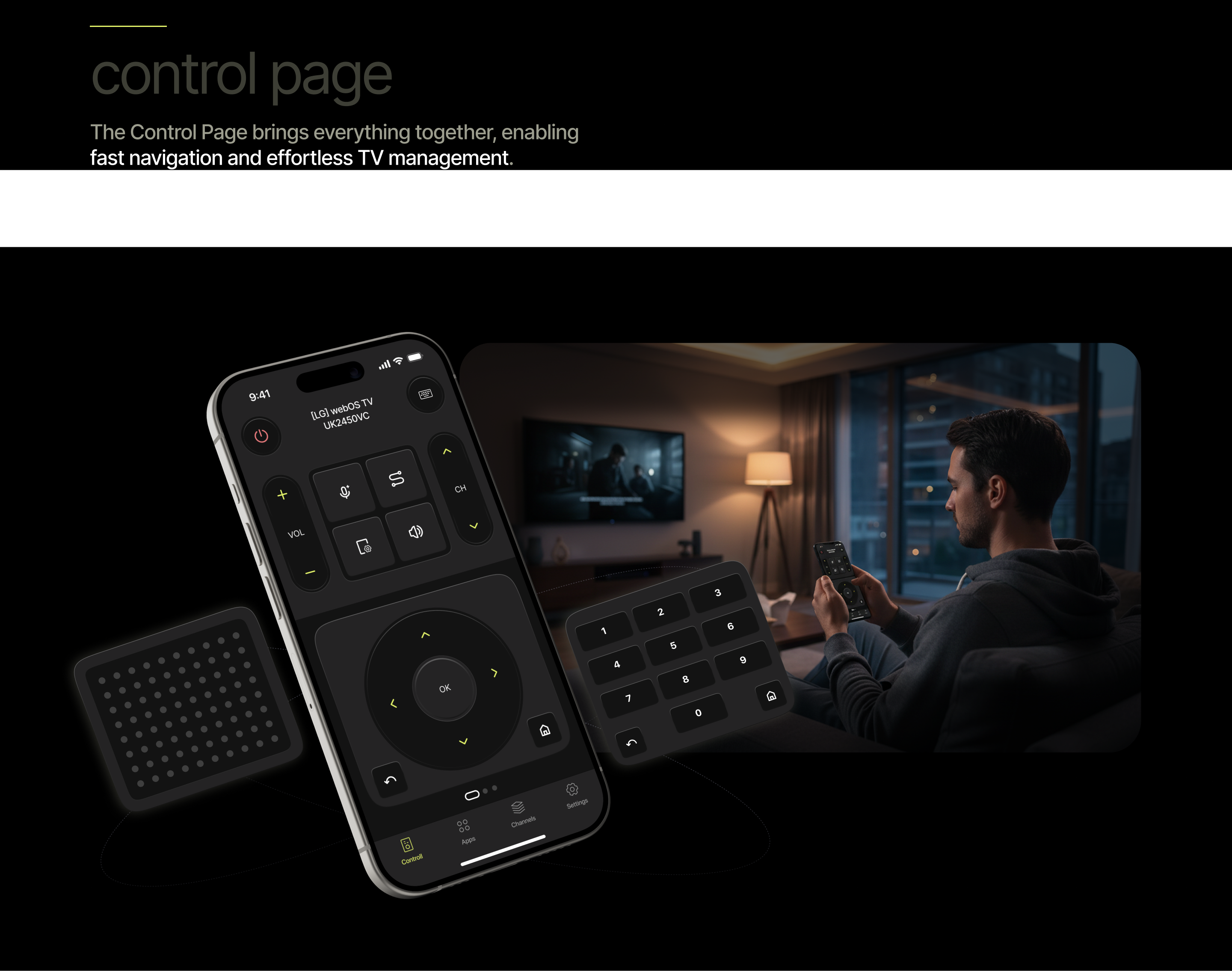 UX/UI Mobile App Design | Remote TV controls — Изображение №13 — Интерфейсы на Dprofile