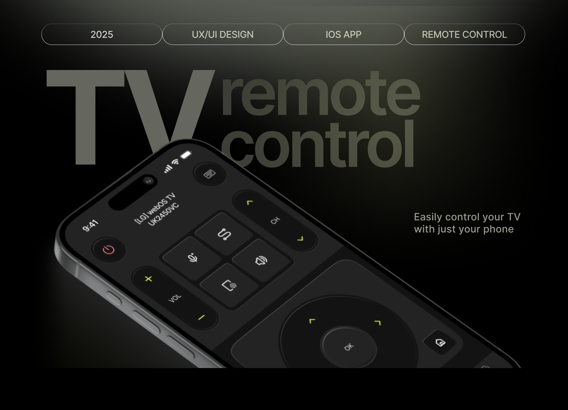 UX/UI Mobile App Design | Remote TV controls — Изображение №1 — Интерфейсы на Dprofile
