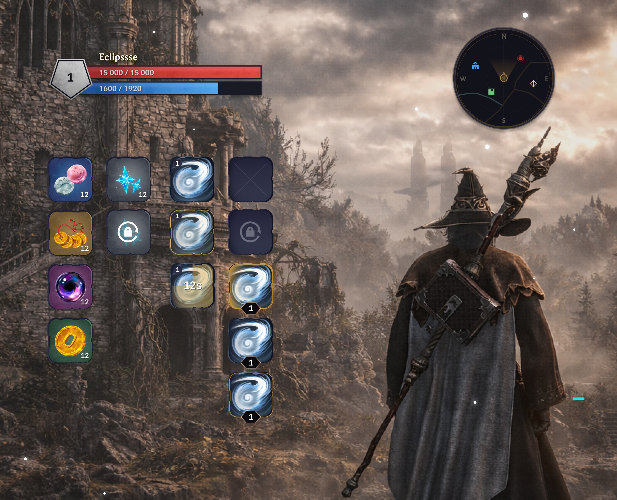 Game UX/UI MMO RPG — Интерфейсы, Иллюстрация на Dprofile