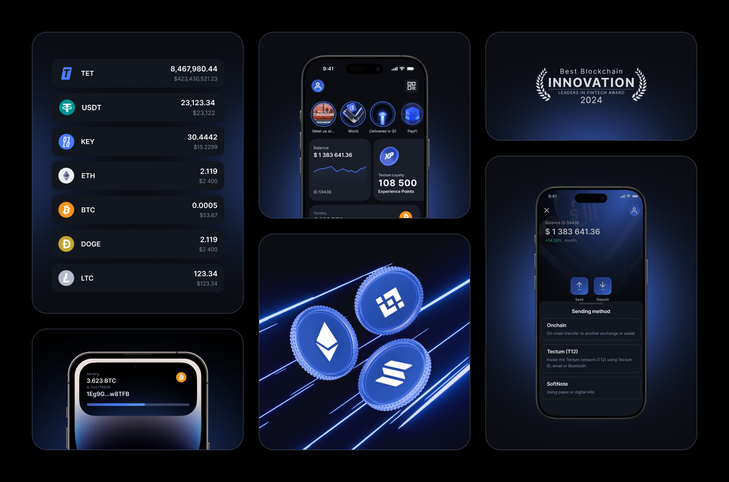 Softnote Crypto Wallet redesign — Изображение №2 — Интерфейсы на Dprofile