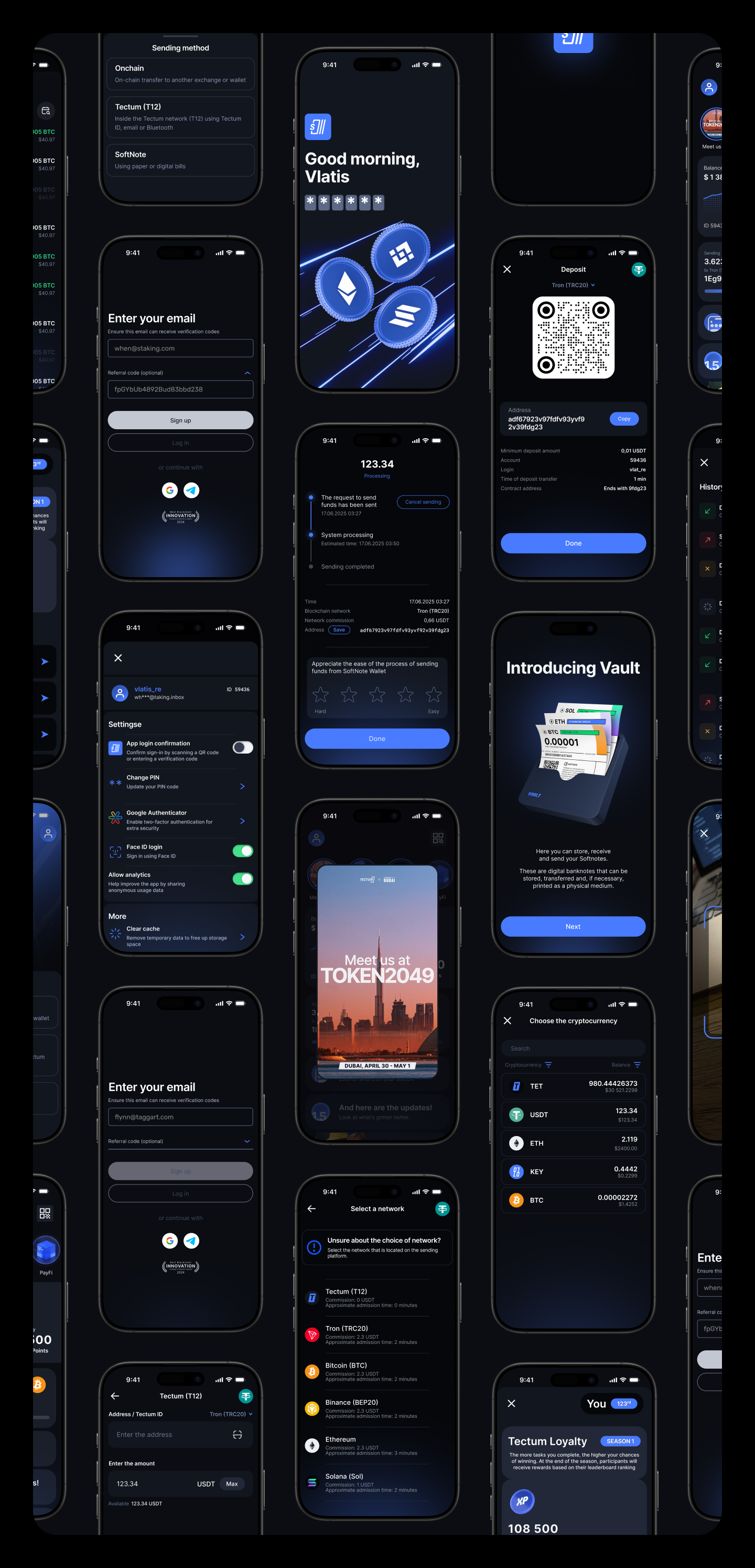 Softnote Crypto Wallet redesign — Изображение №13 — Интерфейсы на Dprofile