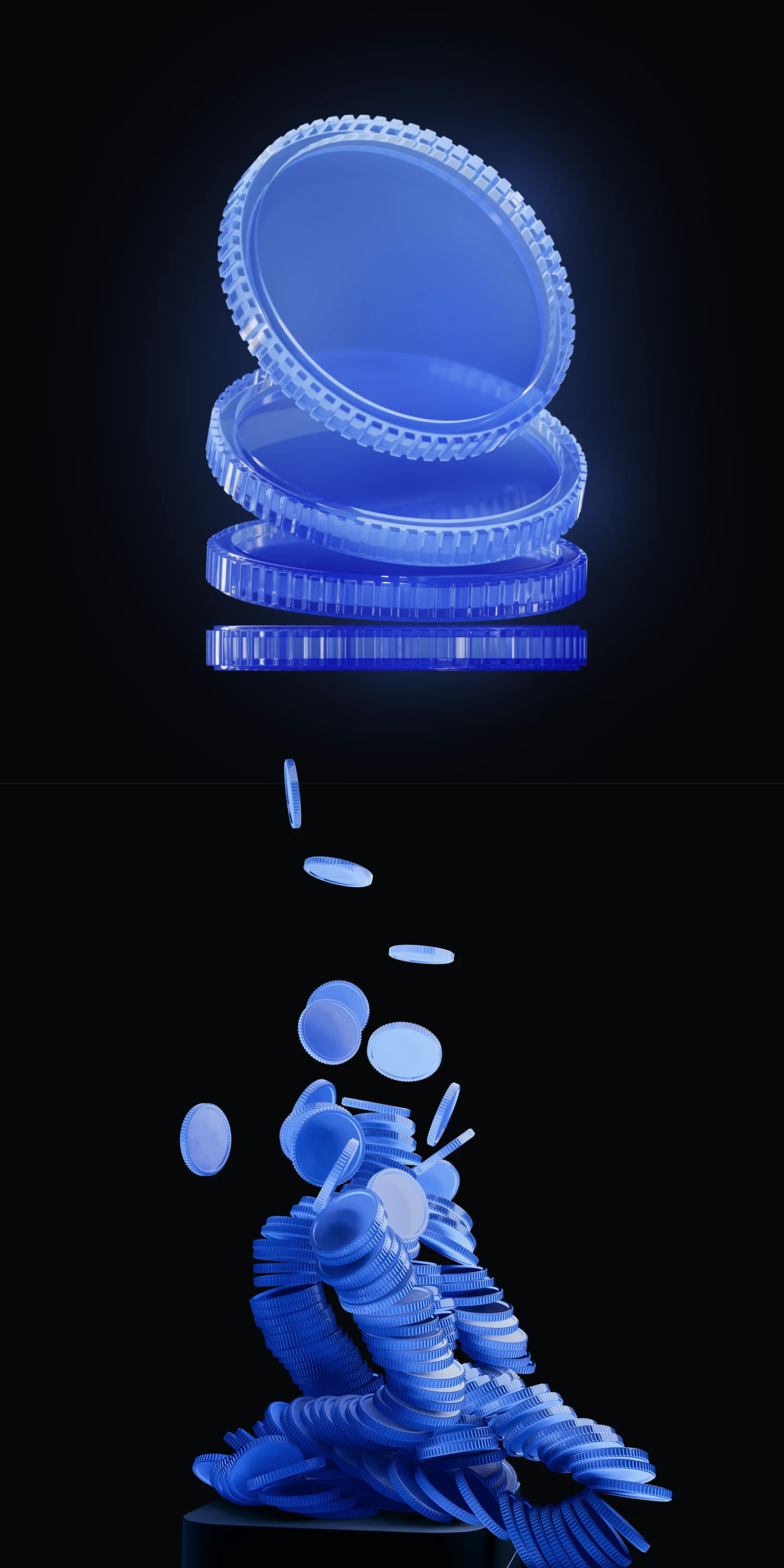 3D айдентика для крипто блокчейна — Изображение №7 — Иллюстрация, 3D на Dprofile