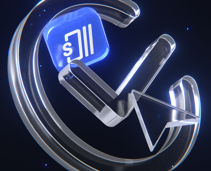 3D illustrations for Crypto Blockchain на Dprofile