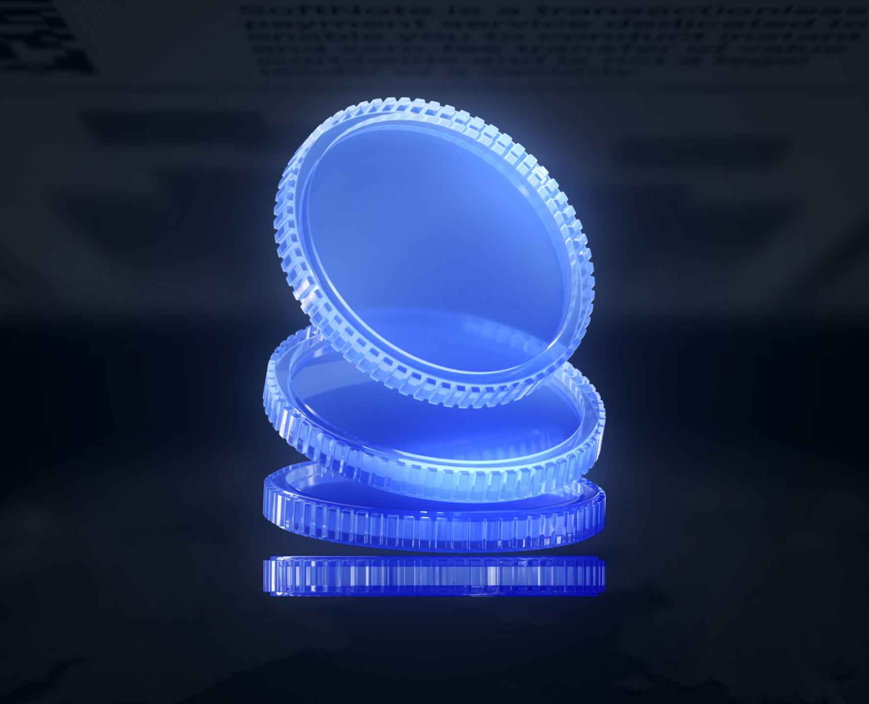 3D айдентика для крипто блокчейна — Иллюстрация, 3D на Dprofile