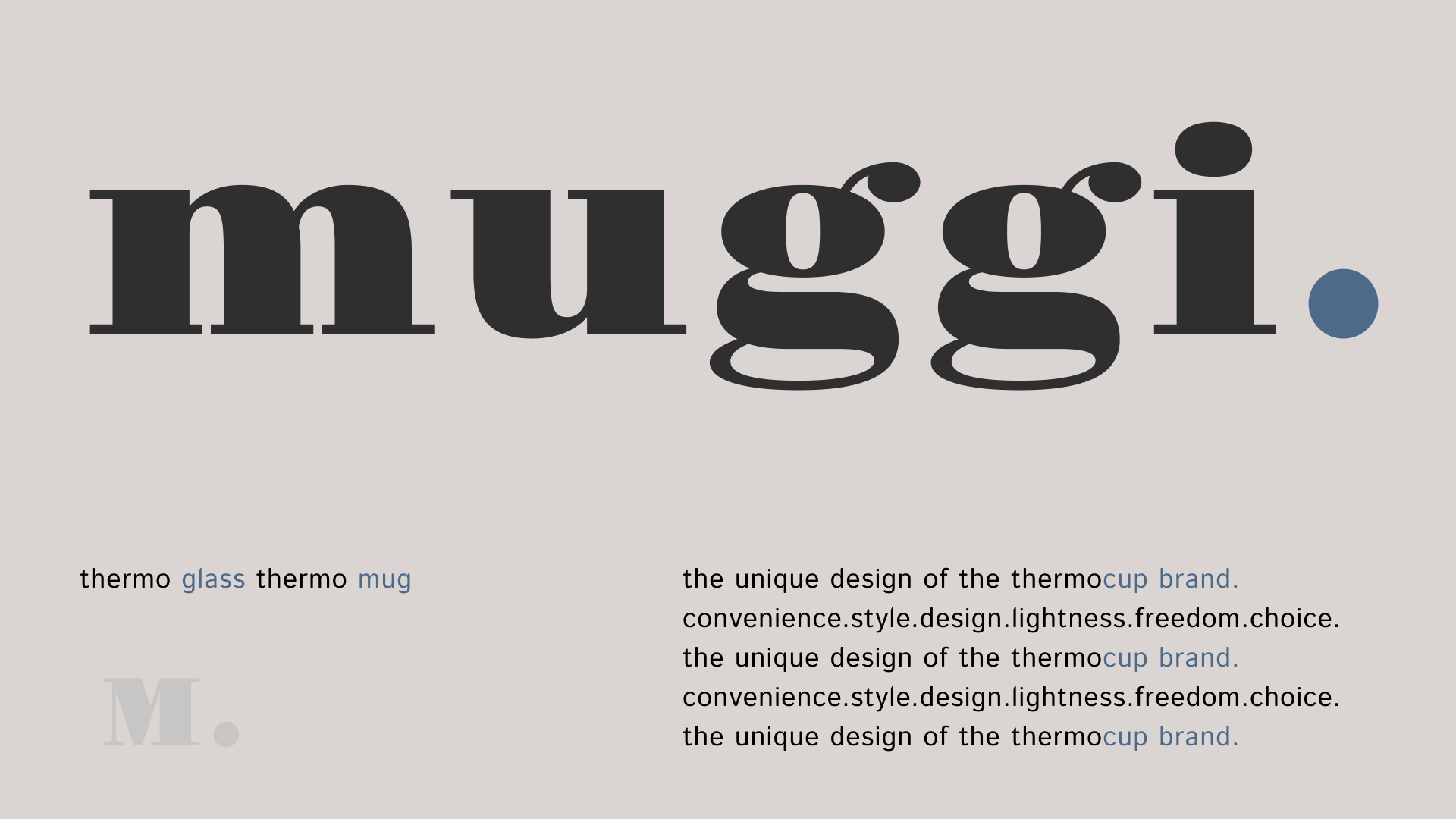 muggi - (с англ. mug-кружка) бренд кружек — Изображение №1 — Брендинг, Графика на Dprofile