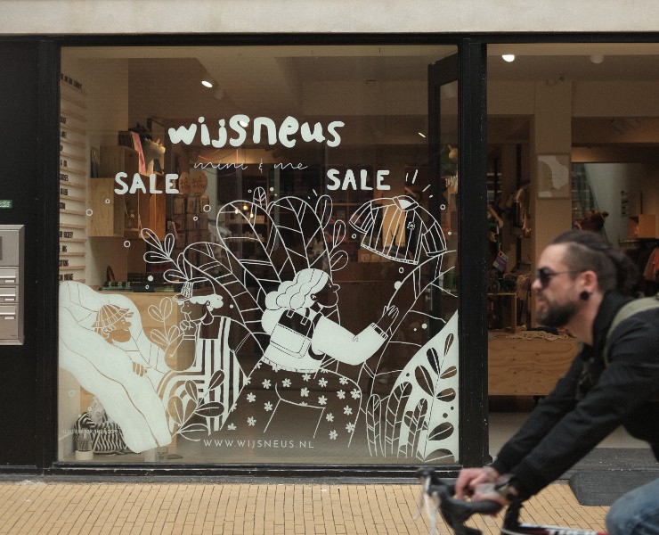 Роспись витрины детского магазина — Иллюстрация, Маркетинг на Dprofile