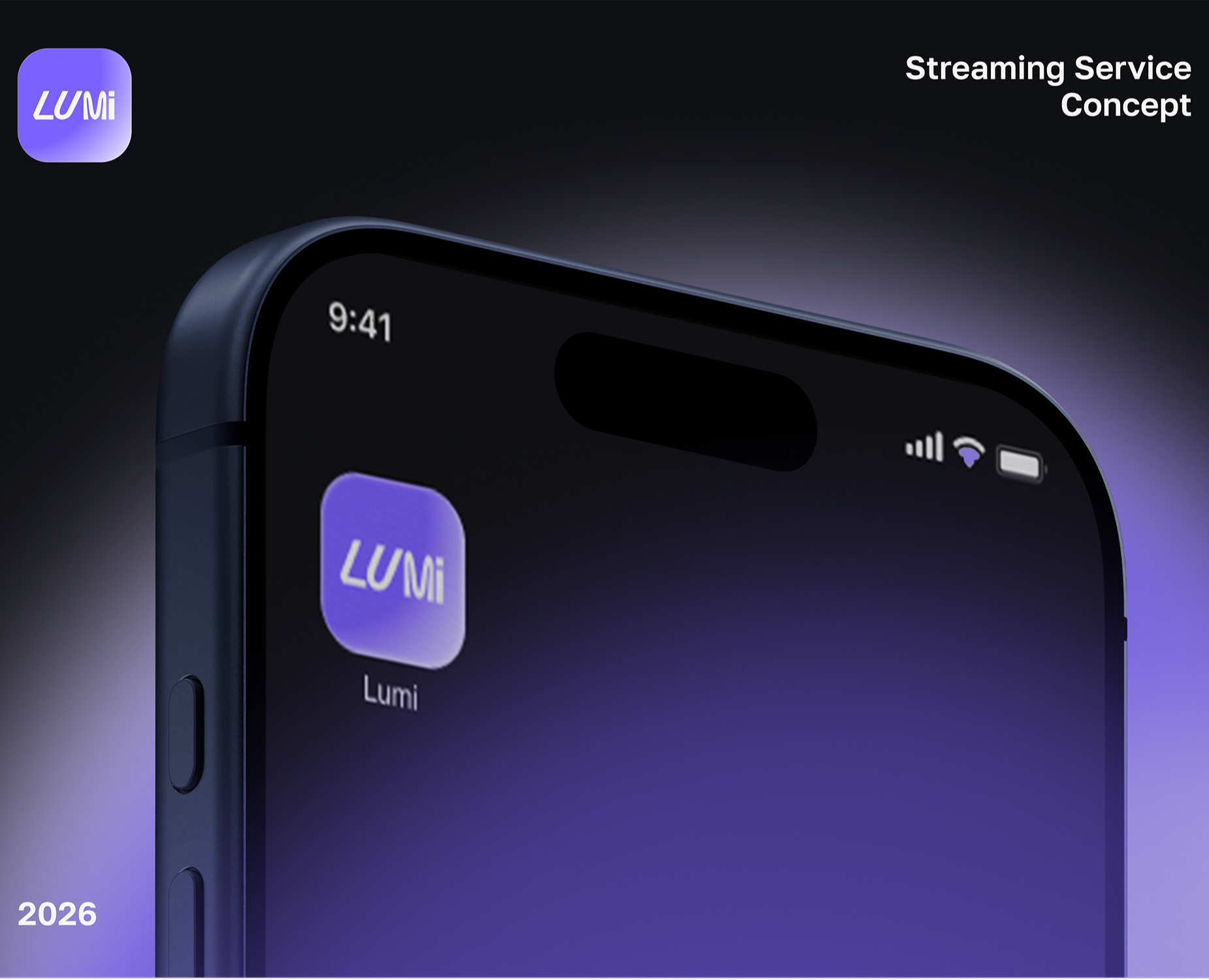 Lumi | Streaming Service Concept на Dprofile