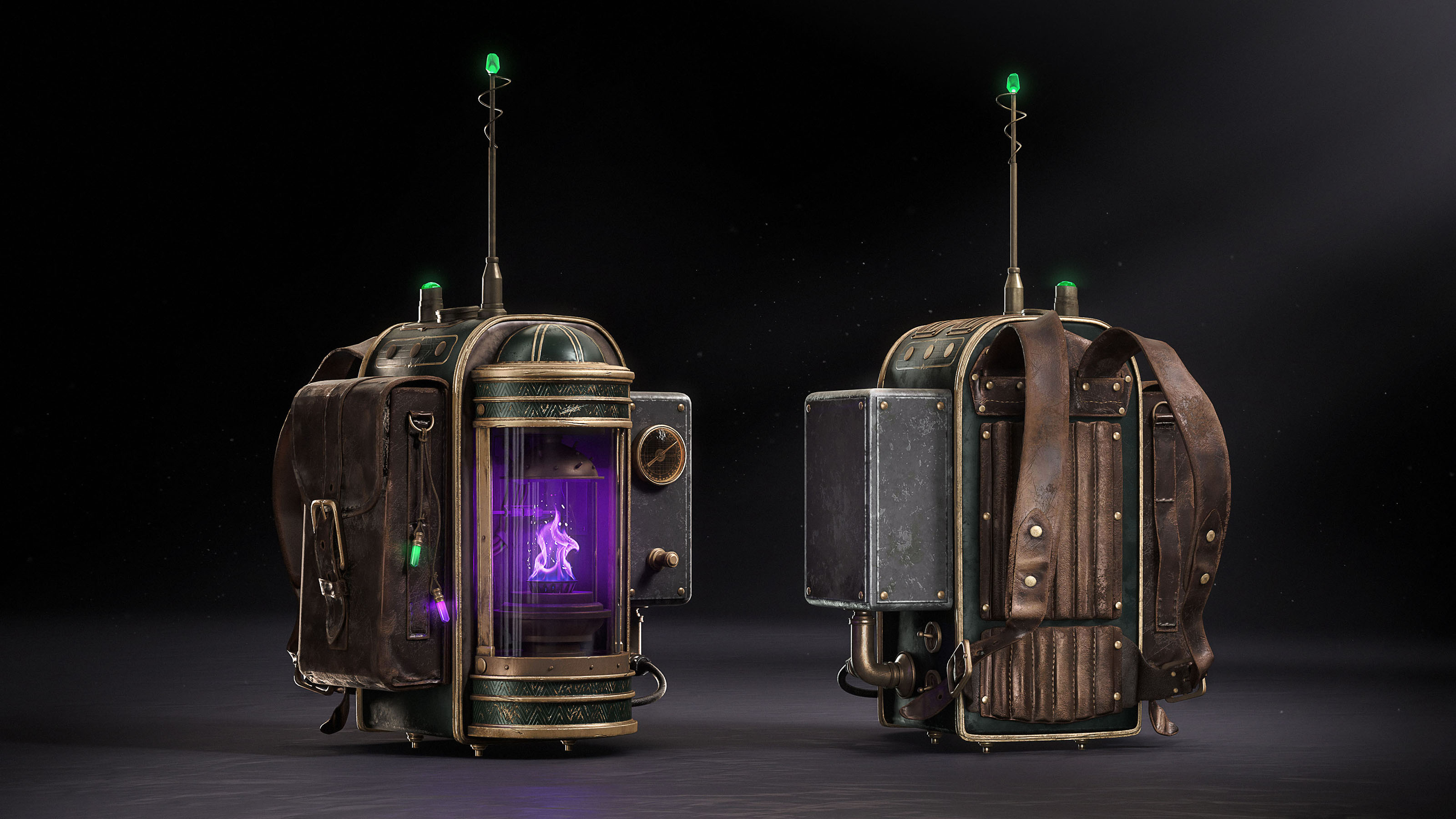 Stylized Adventurer Gear Set (Game-Ready Hero Props) — Изображение №3 — Иллюстрация, 3D на Dprofile