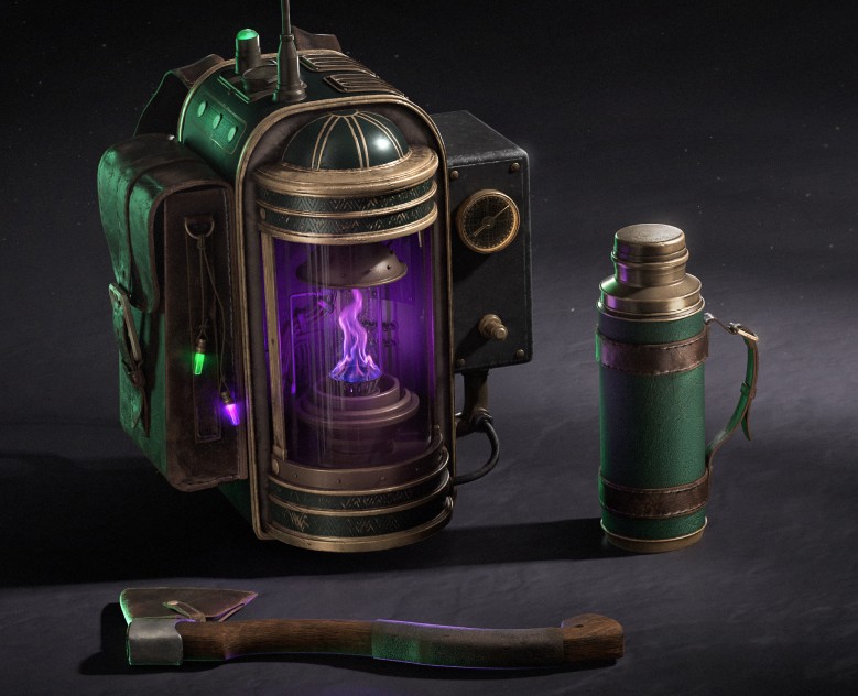 Stylized Adventurer Gear Set (Game-Ready Hero Props) — Иллюстрация, 3D на Dprofile