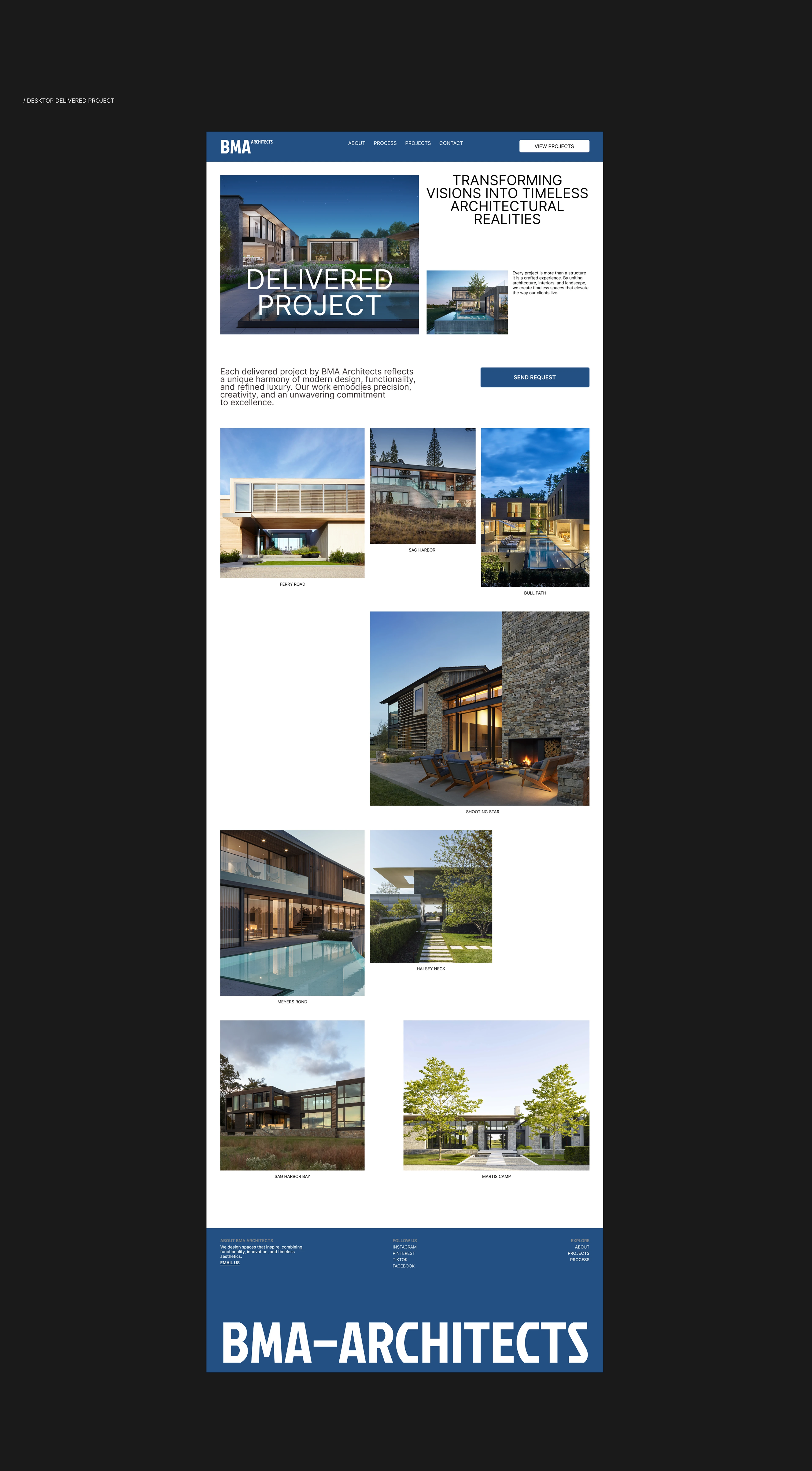 BMA Architects // Modern Architecture // E-commerce — Изображение №7 — Интерфейсы, Анимация на Dprofile