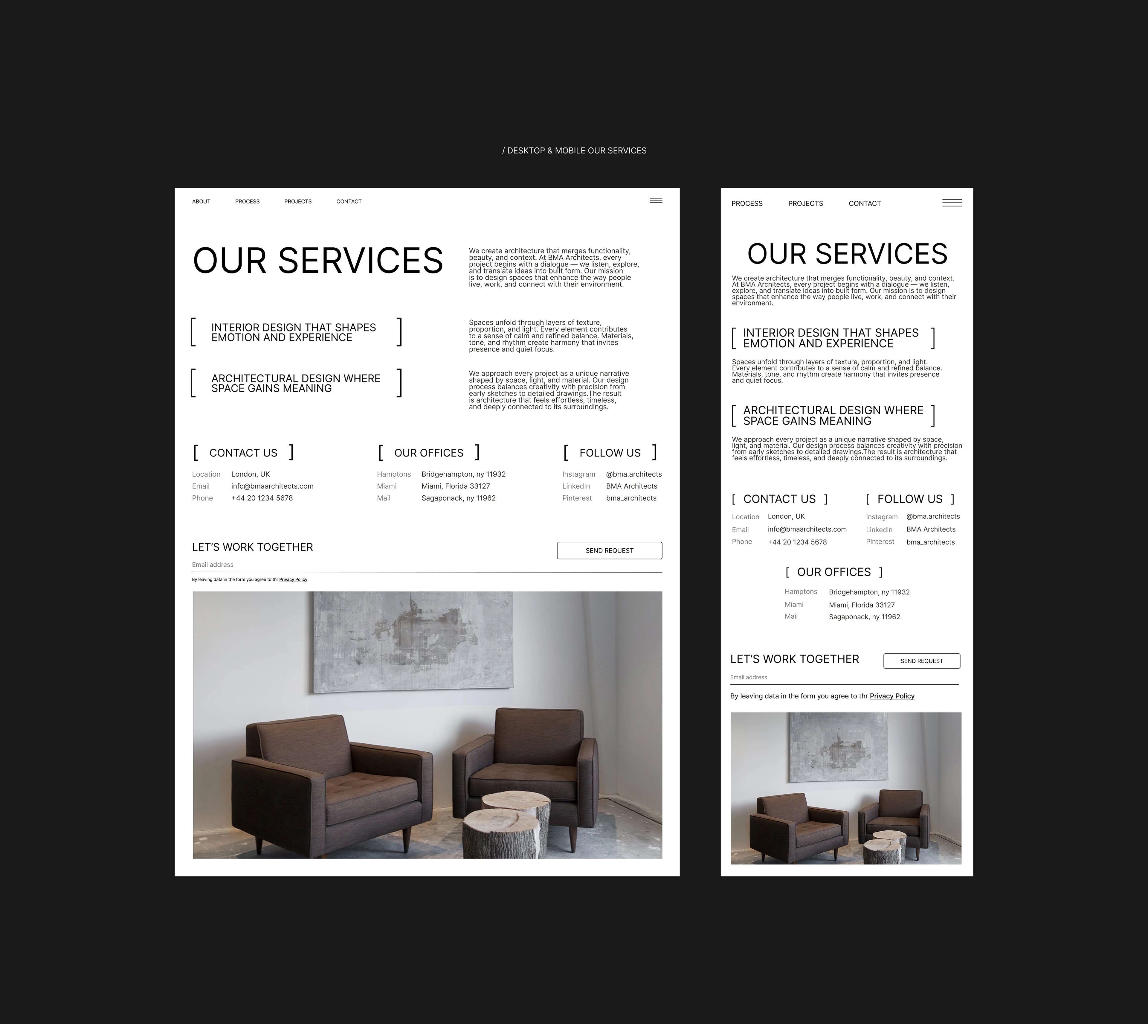 BMA Architects // Modern Architecture // E-commerce — Изображение №10 — Интерфейсы, Анимация на Dprofile