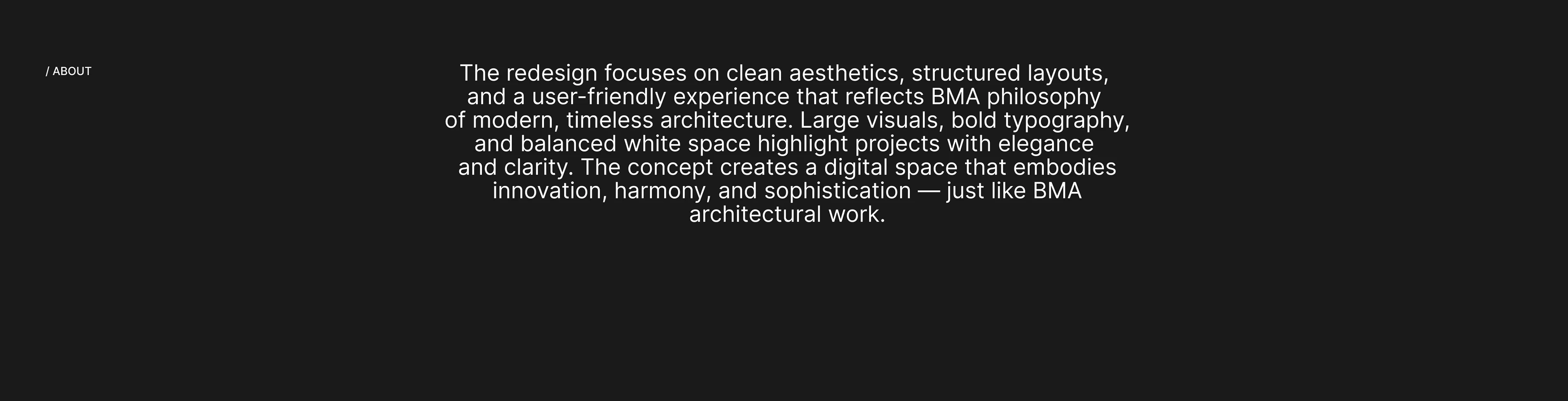 BMA Architects // Modern Architecture // E-commerce — Изображение №3 — Интерфейсы, Анимация на Dprofile