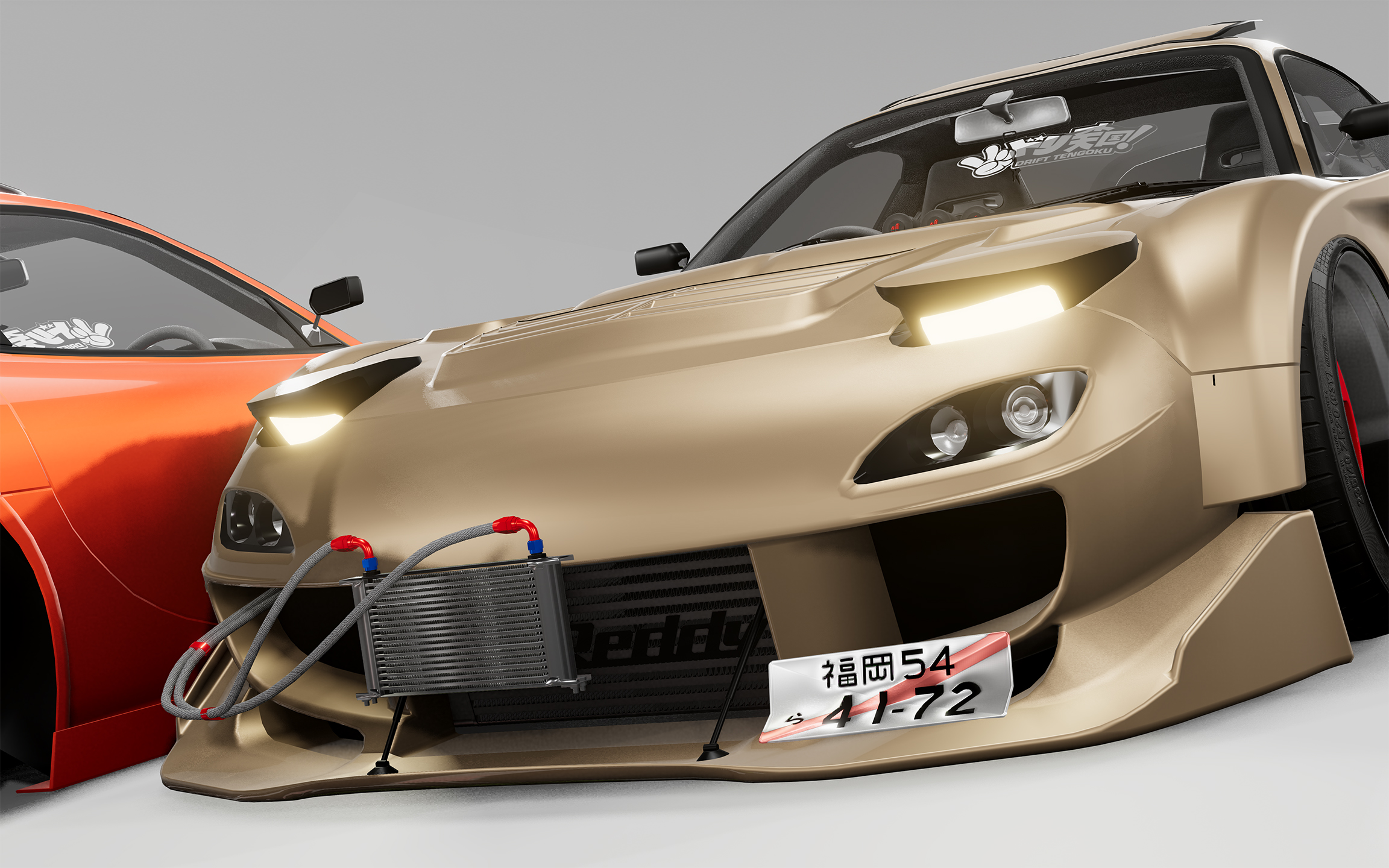 Создание модификации Mazda RX-7 1997-er — Изображение №6 — Графика, 3D на Dprofile