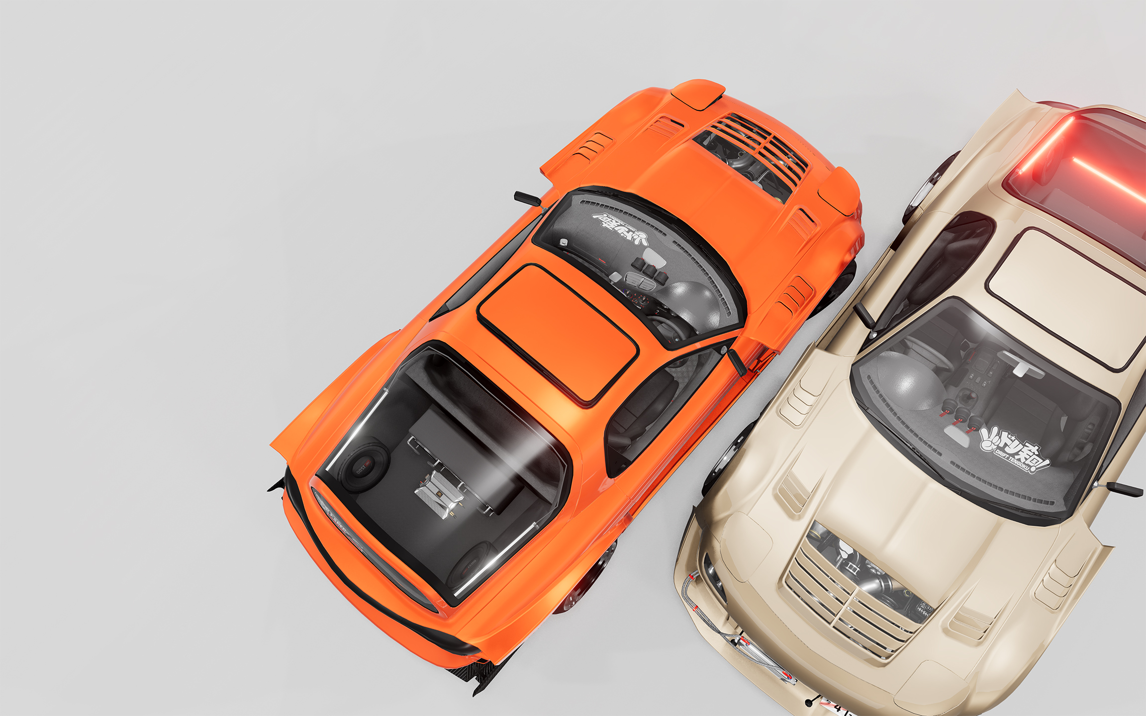 Создание модификации Mazda RX-7 1997-er — Изображение №8 — Графика, 3D на Dprofile