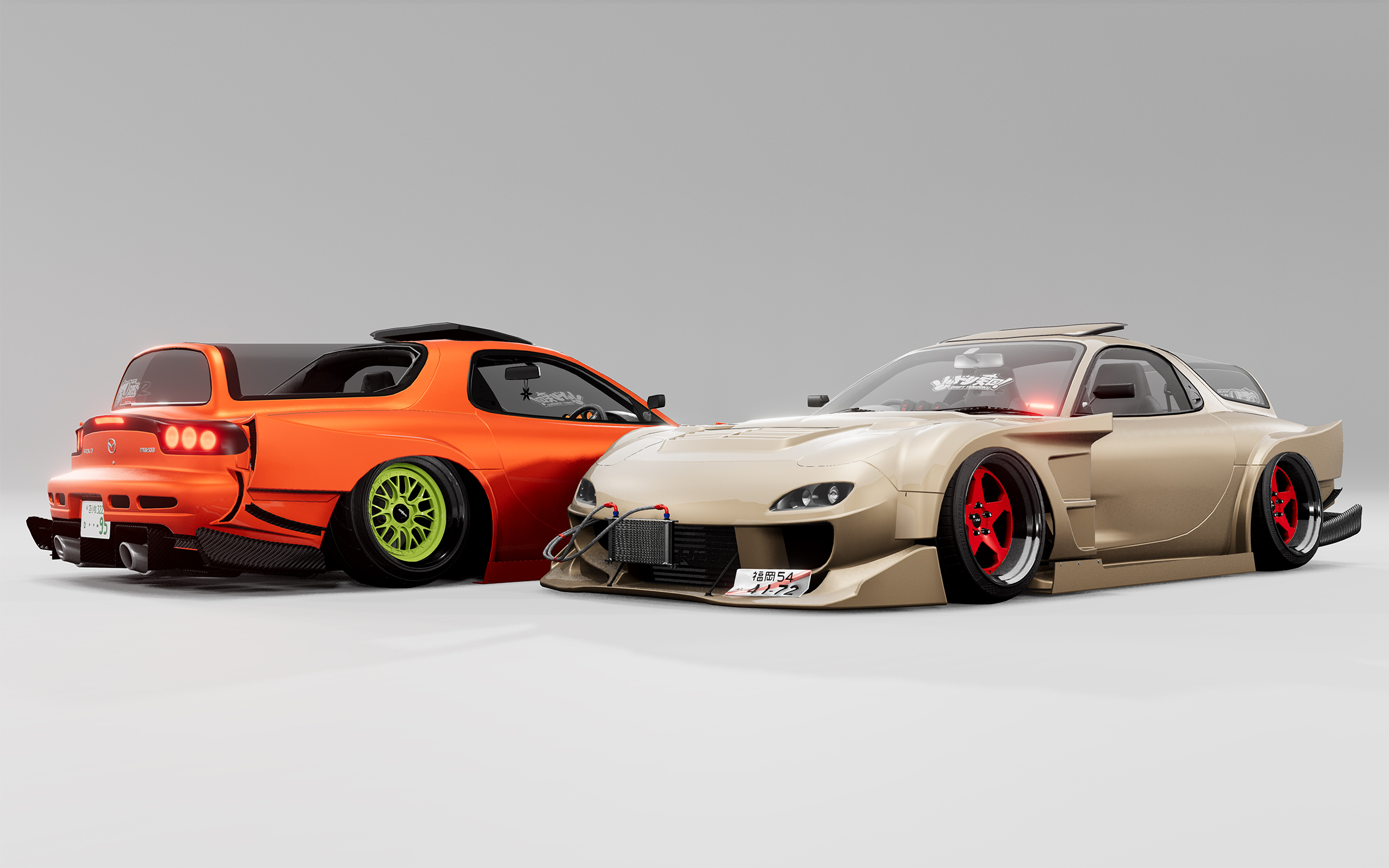 Создание модификации Mazda RX-7 1997-er — Изображение №4 — Графика, 3D на Dprofile