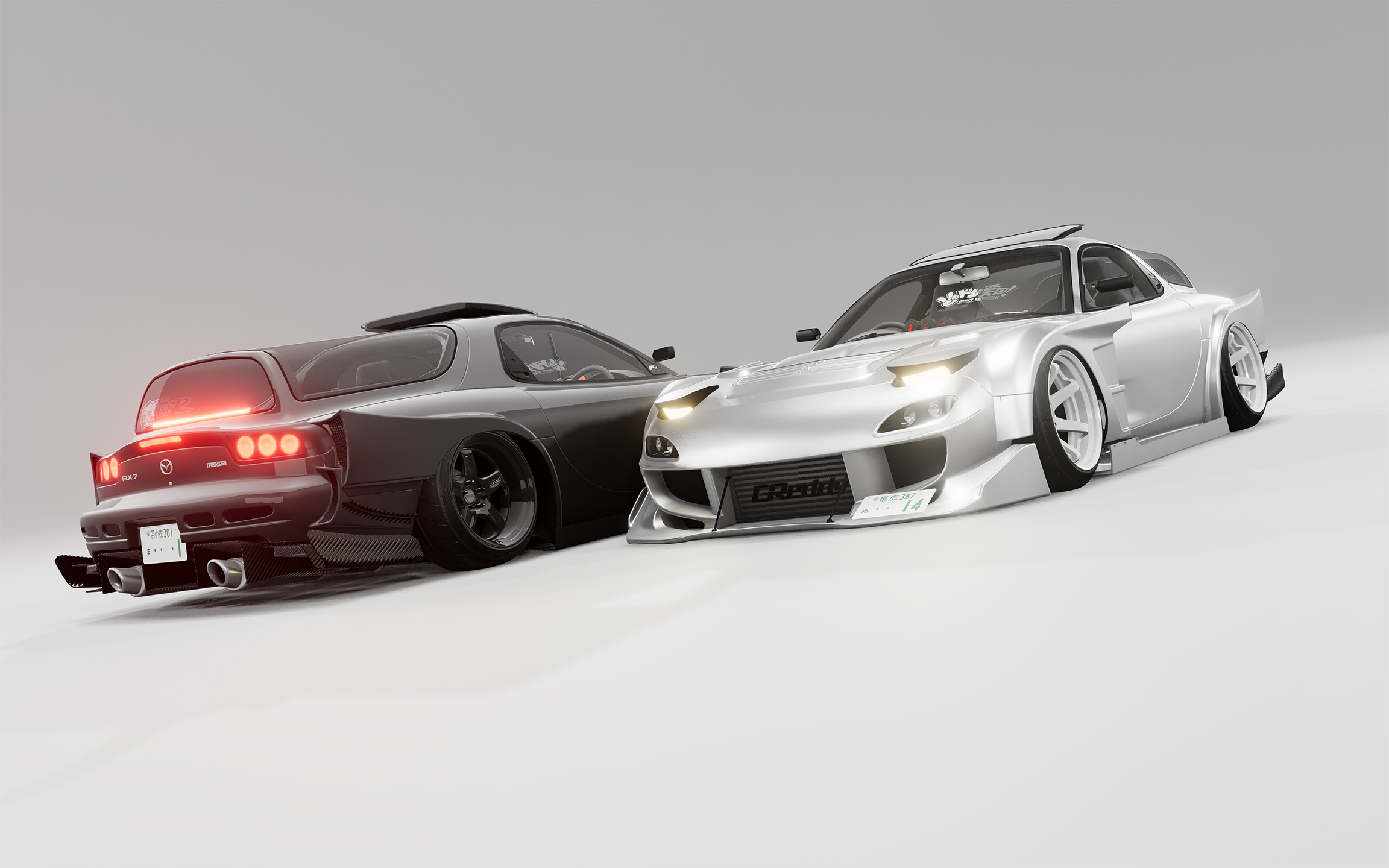 Создание модификации Mazda RX-7 1997-er — Изображение №3 — Графика, 3D на Dprofile