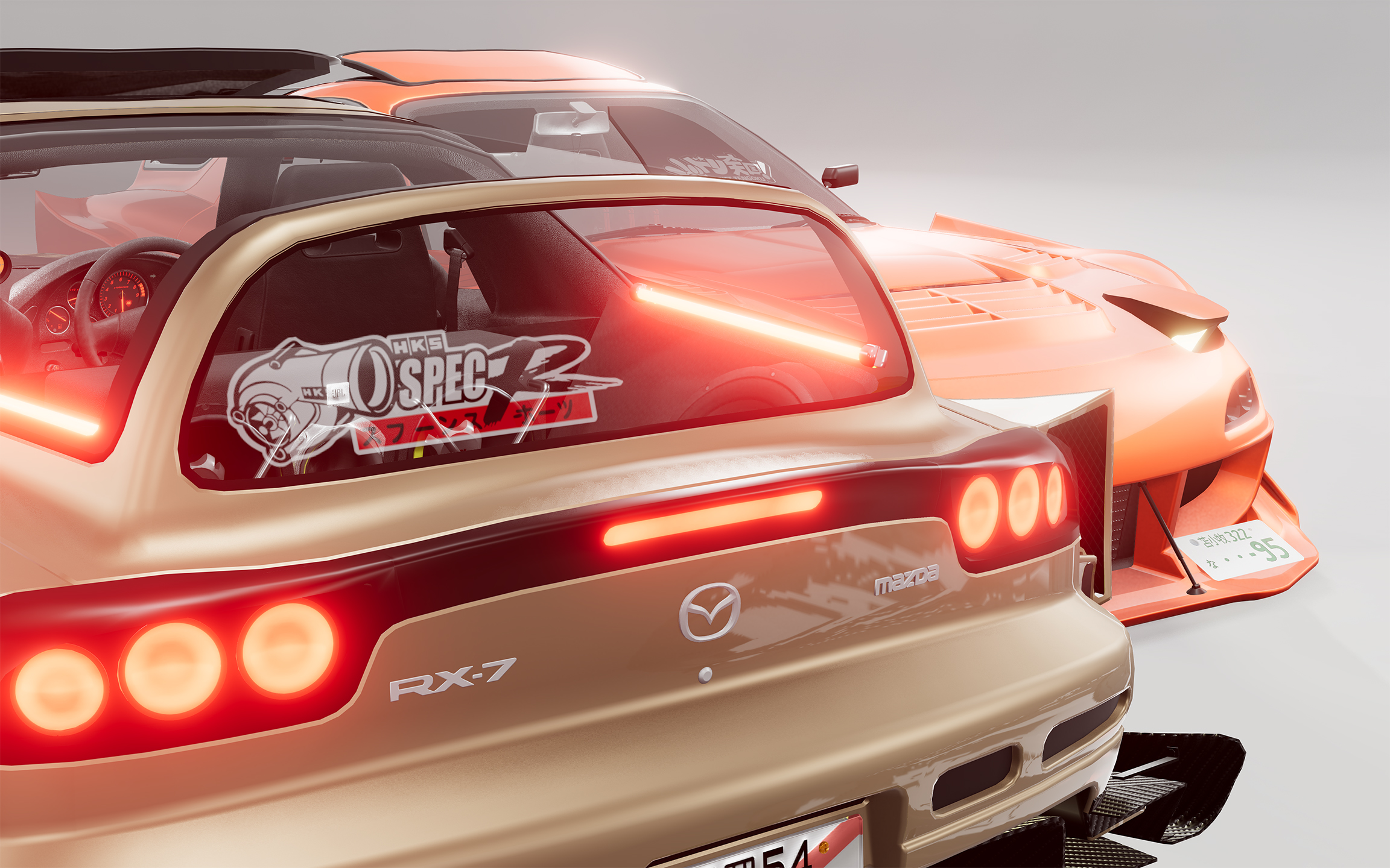 Создание модификации Mazda RX-7 1997-er — Изображение №2 — Графика, 3D на Dprofile