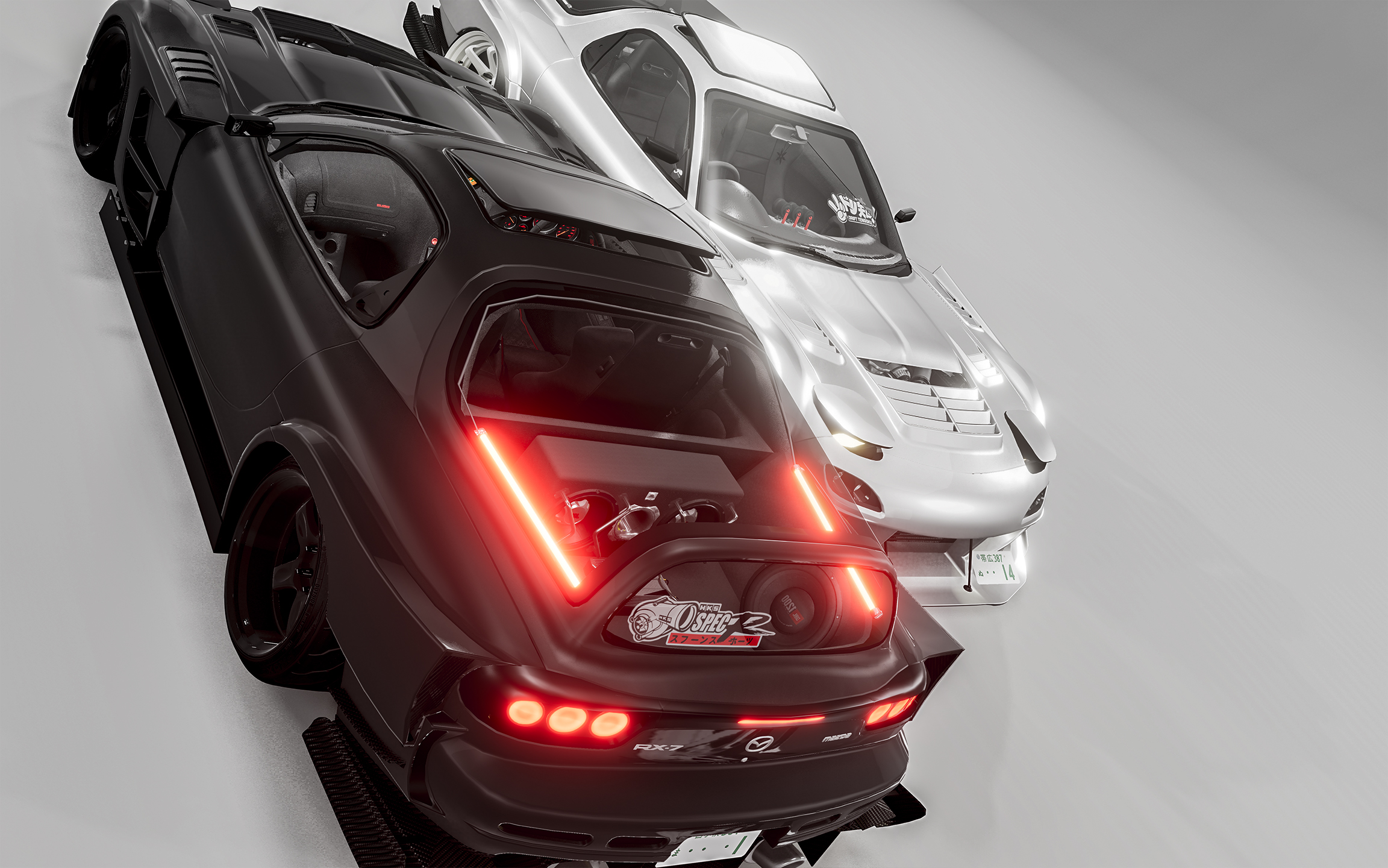 Создание модификации Mazda RX-7 1997-er — Изображение №7 — Графика, 3D на Dprofile