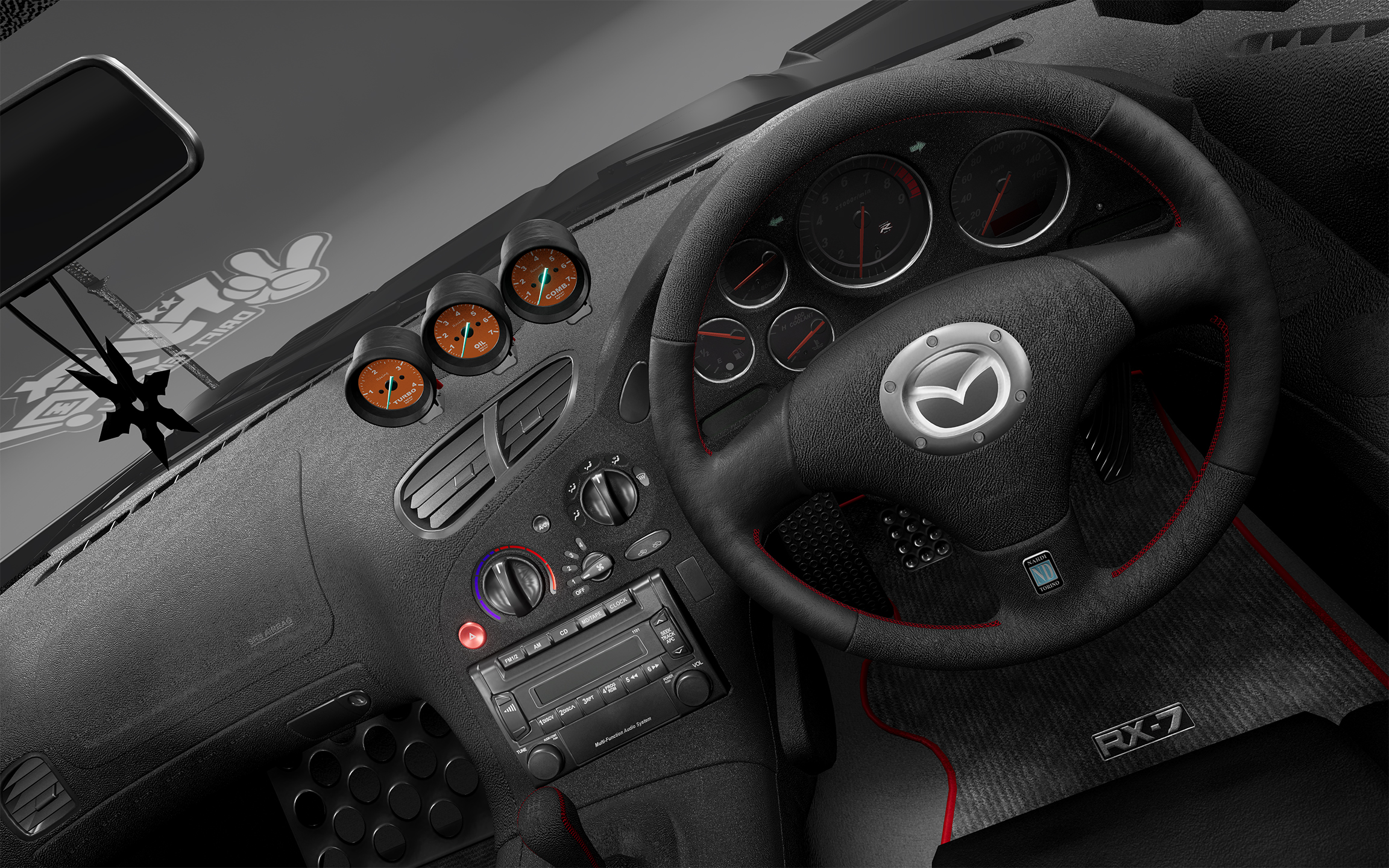 Создание модификации Mazda RX-7 1997-er — Изображение №9 — Графика, 3D на Dprofile