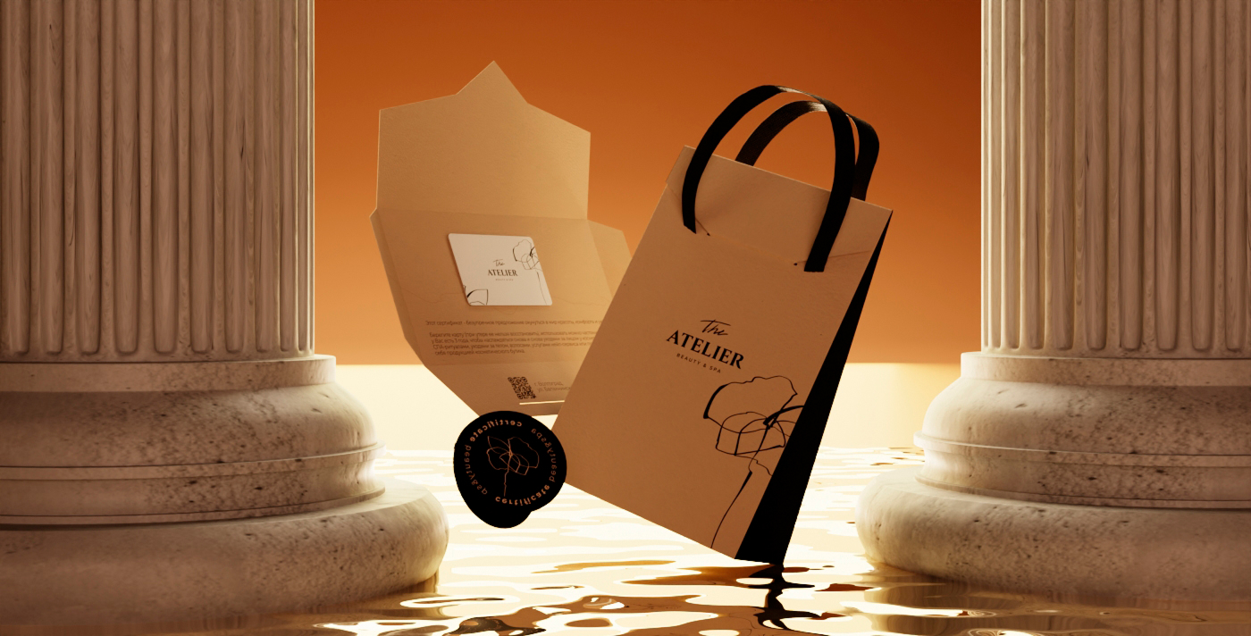 Полиграфия для The Atelier BEAUTY & SPA — Изображение №9 — Брендинг, Графика на Dprofile