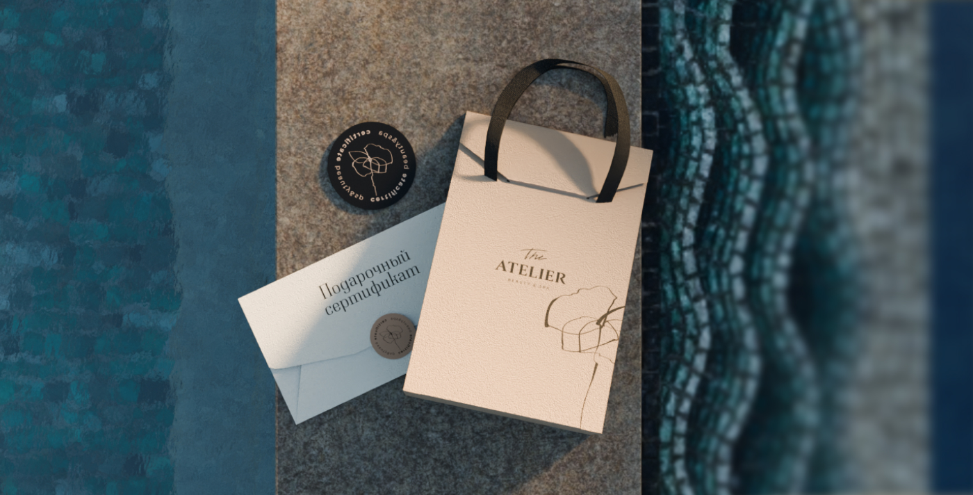 Полиграфия для The Atelier BEAUTY & SPA — Изображение №3 — Брендинг, Графика на Dprofile