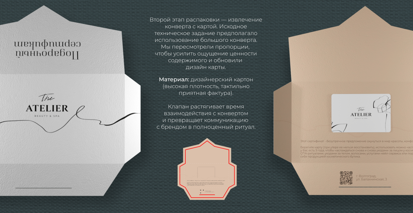 Полиграфия для The Atelier BEAUTY & SPA — Изображение №6 — Брендинг, Графика на Dprofile