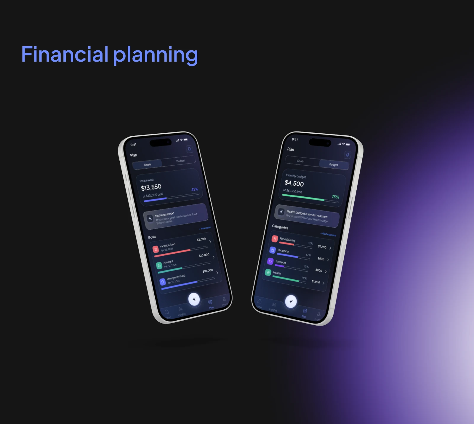 AI Finance Assistant — Fintech AI Product Design — Изображение №9 — Интерфейсы на Dprofile