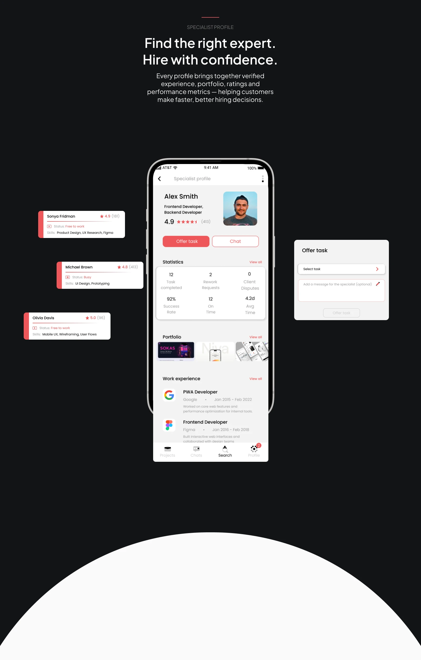 ITBuild.app — Mobile Project Management Platform — Изображение №5 — Интерфейсы на Dprofile