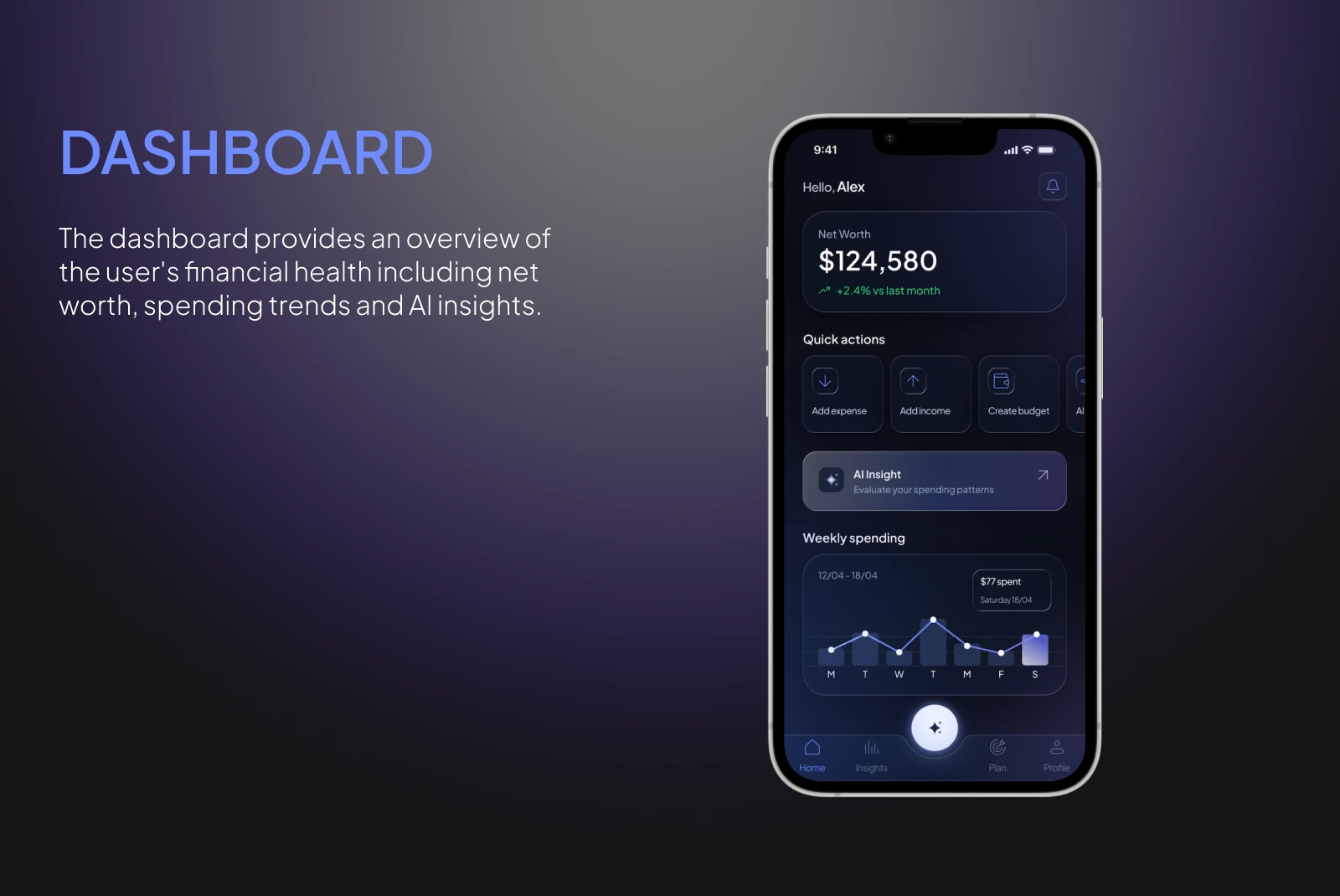 AI Finance Assistant — Fintech AI Product Design — Изображение №7 — Интерфейсы на Dprofile