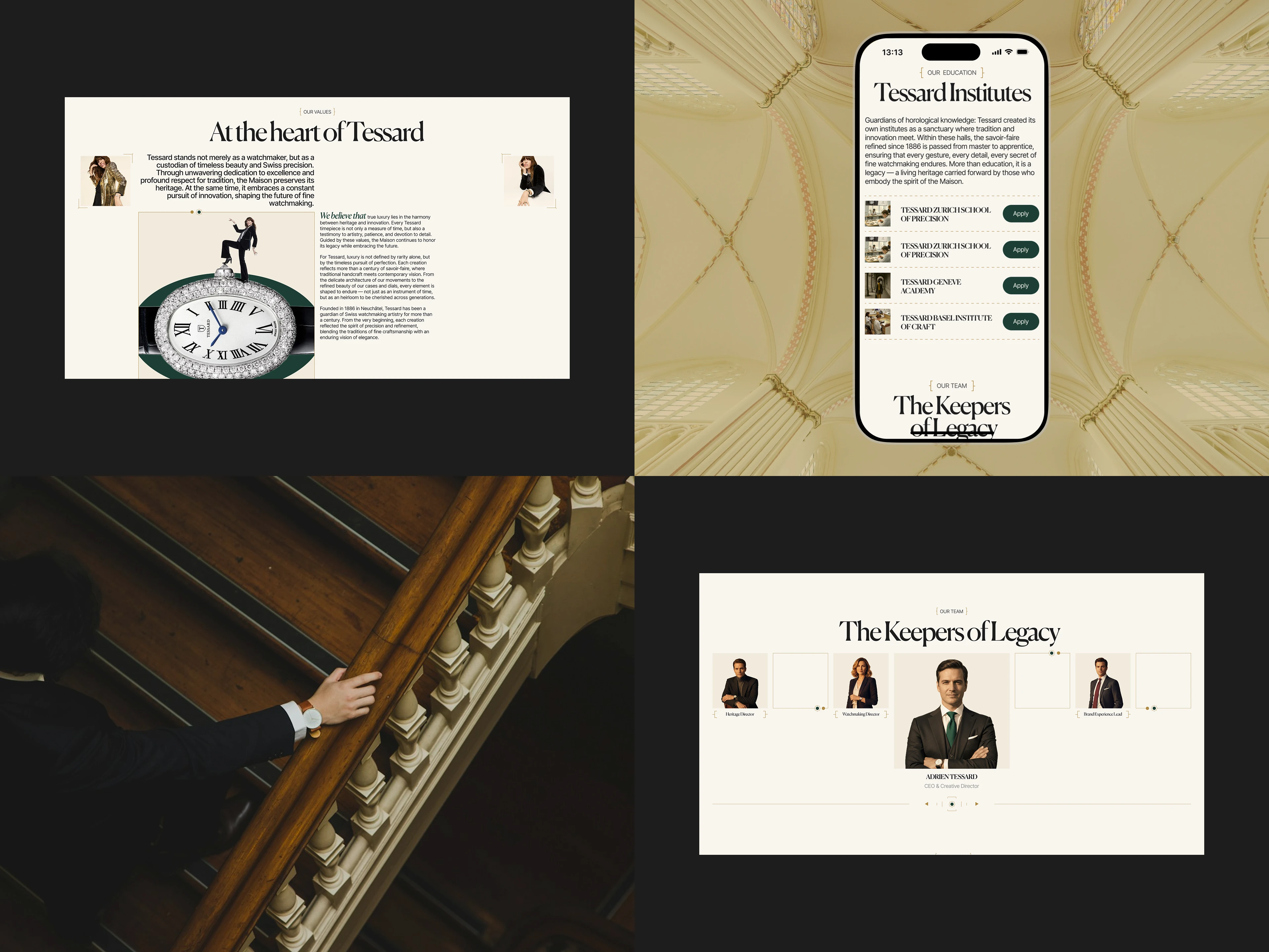 Tessard Watch Maison | Corporate Website — Изображение №11 — Интерфейсы, Анимация на Dprofile