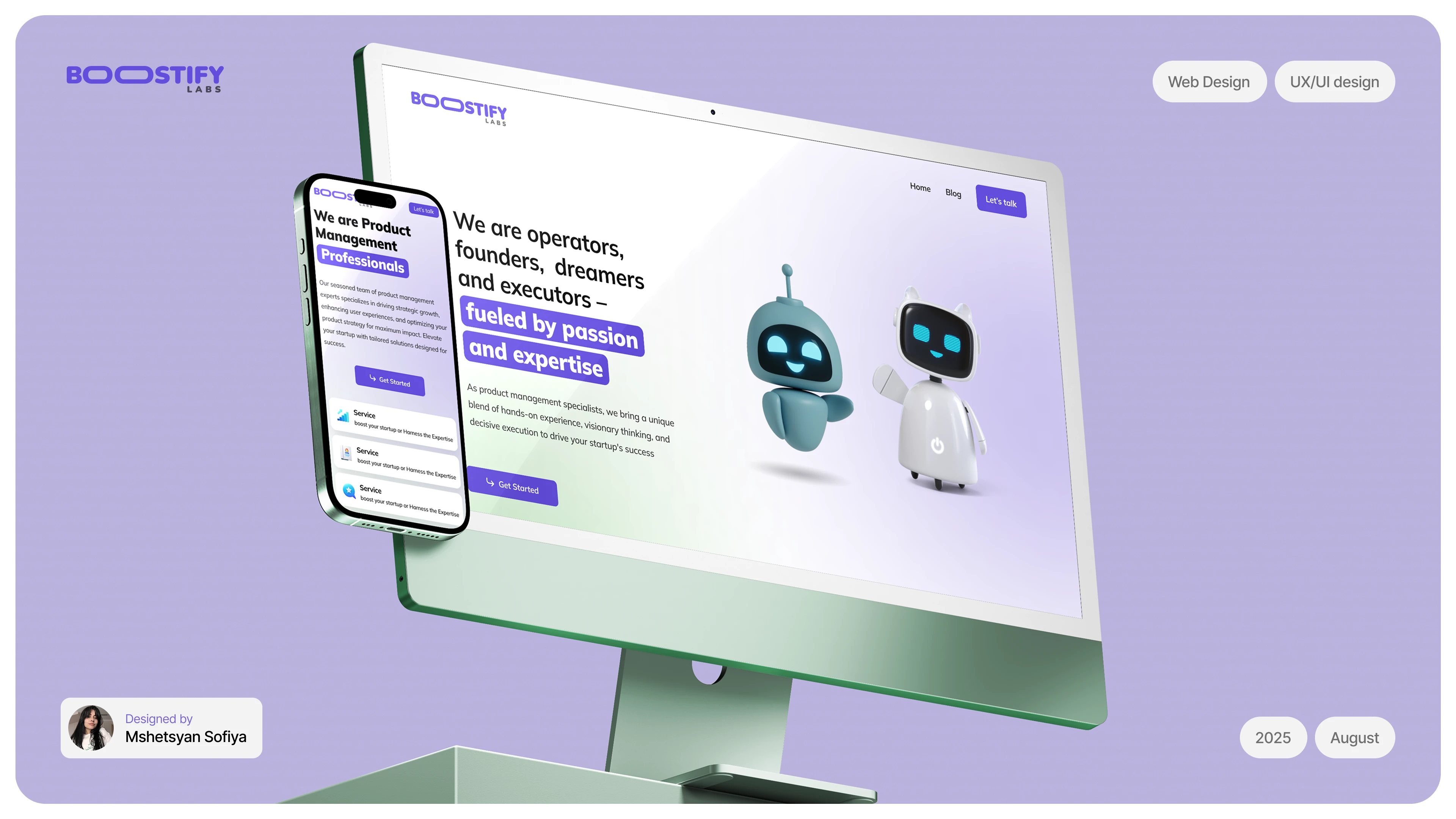 Boostify Labs website — Изображение №1 — Интерфейсы на Dprofile