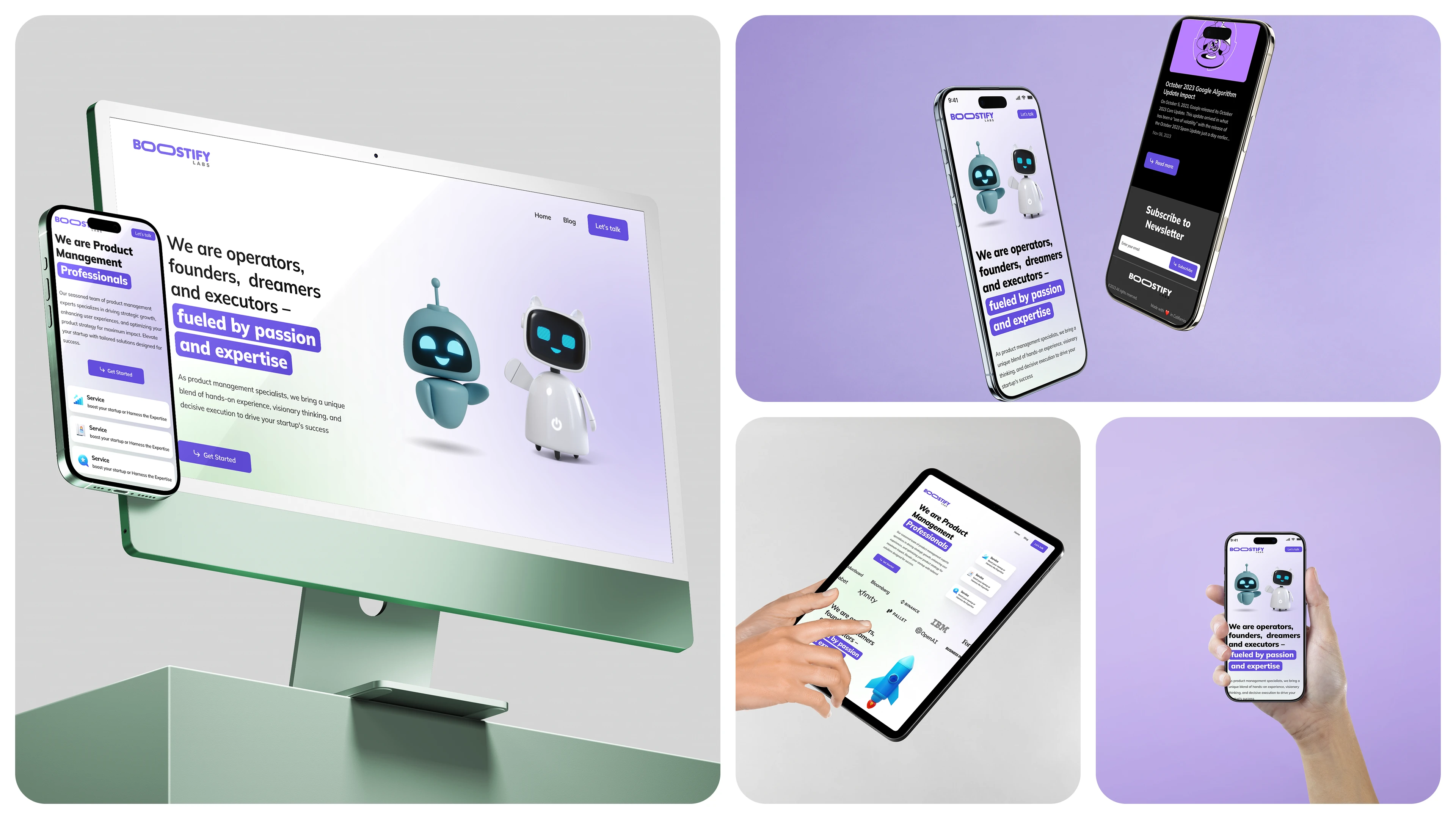 Boostify Labs website — Изображение №6 — Интерфейсы на Dprofile