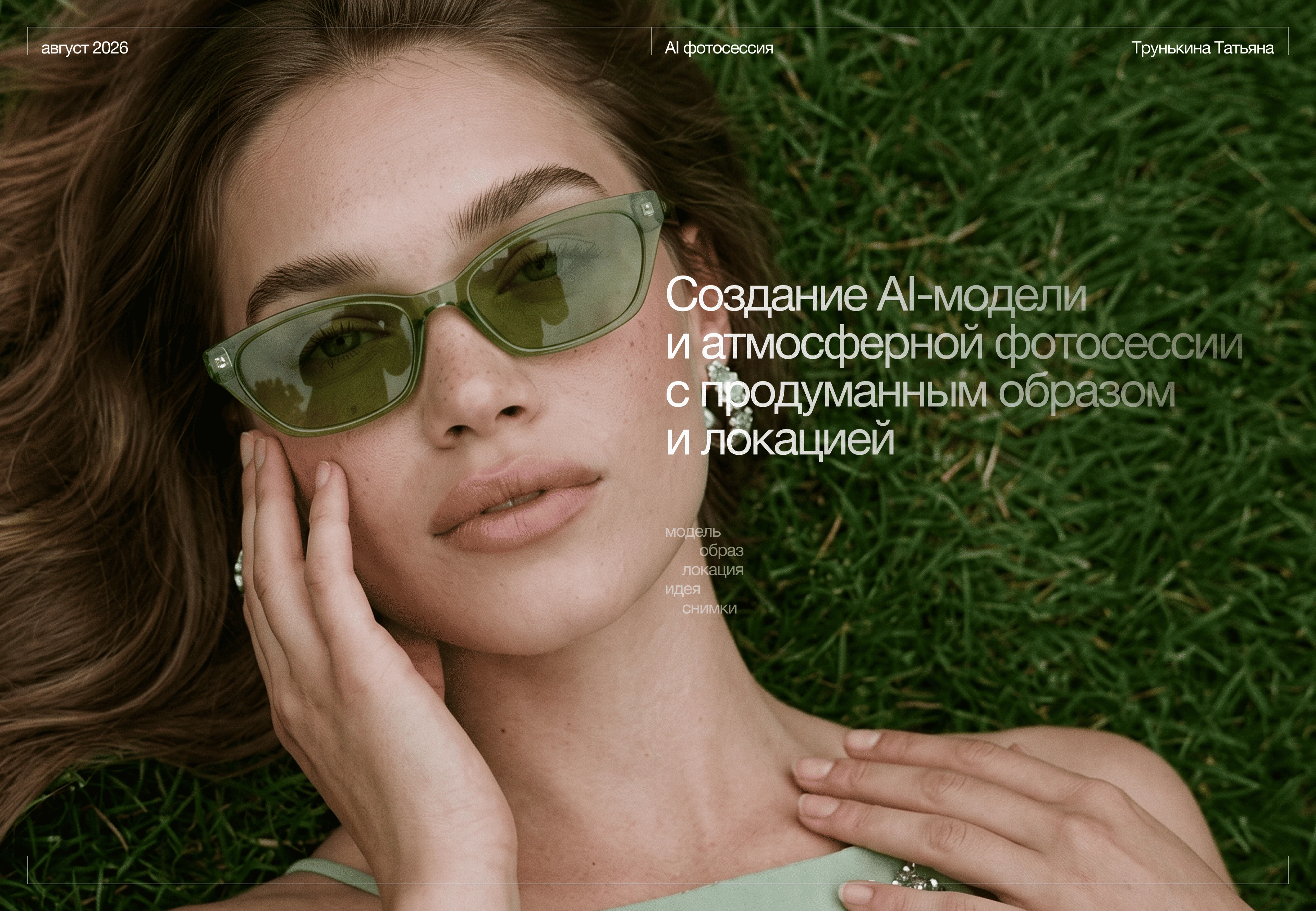 Создание AI-модели и фотосессии — Изображение №1 — Маркетинг, Нейро на Dprofile