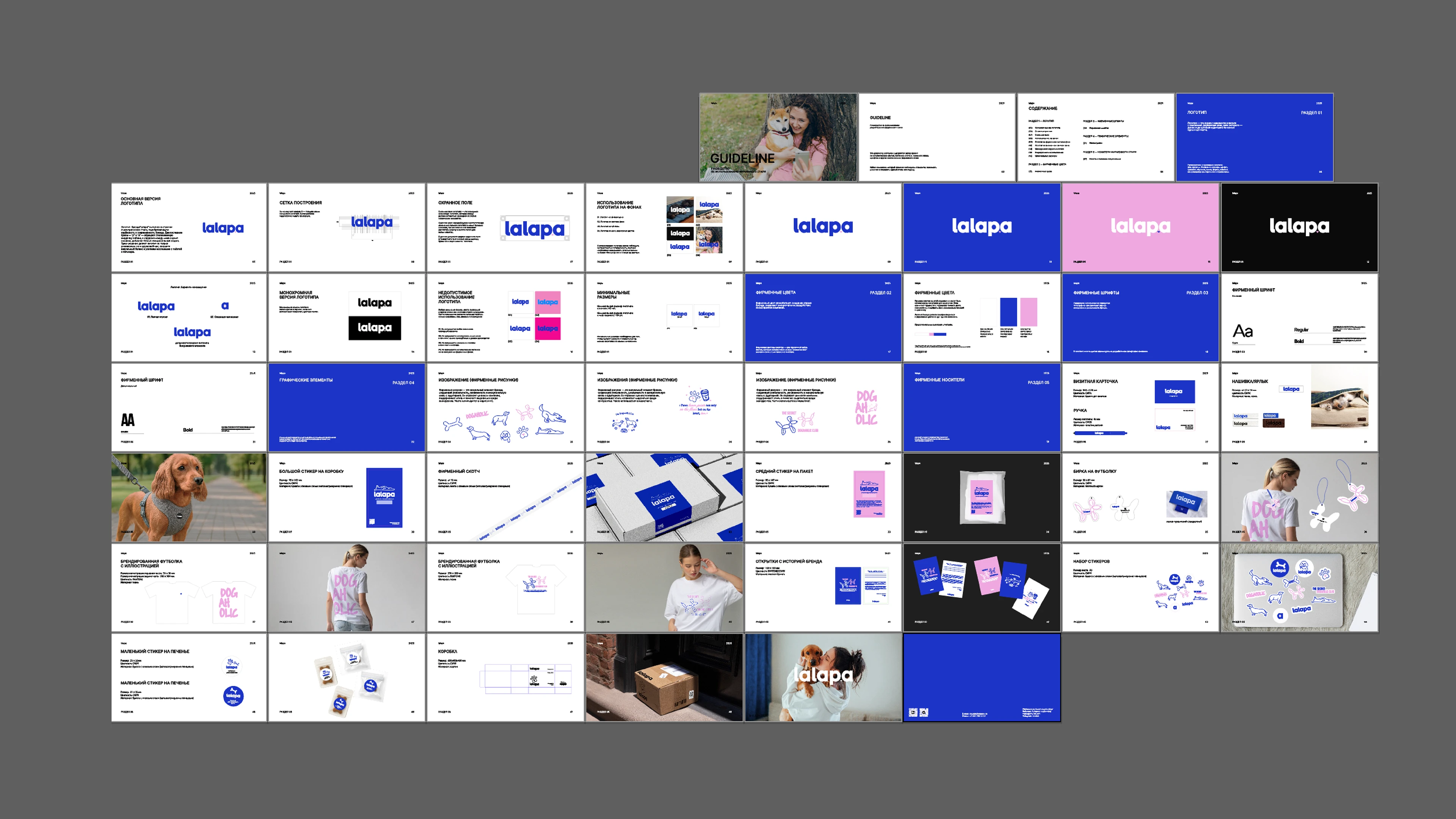 Фирменный стиль нейминг бренда для собак lalapa — Изображение №7 — Брендинг, Иллюстрация на Dprofile